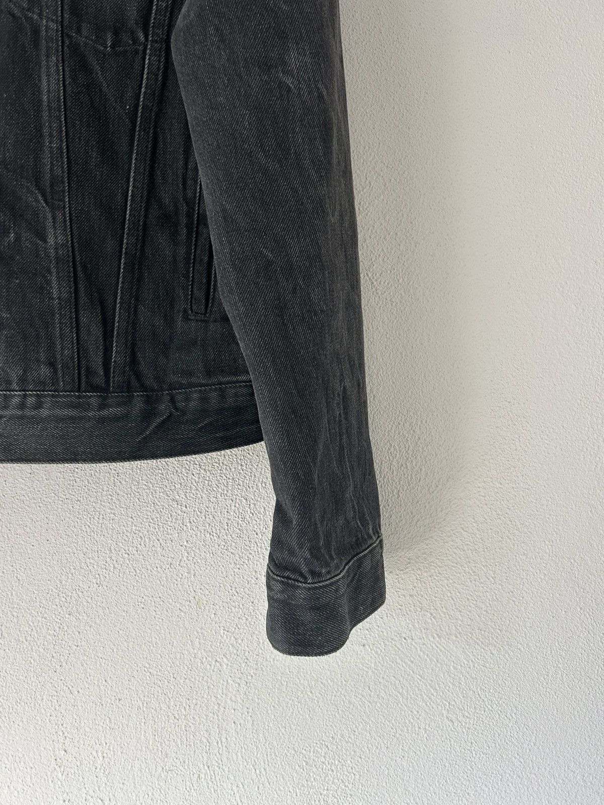 Balenciaga Oversized “Mastercard” Logo Denim Jacket – Size 46 Size US S / EU 44-46 / 1 - 8 Thumbnail