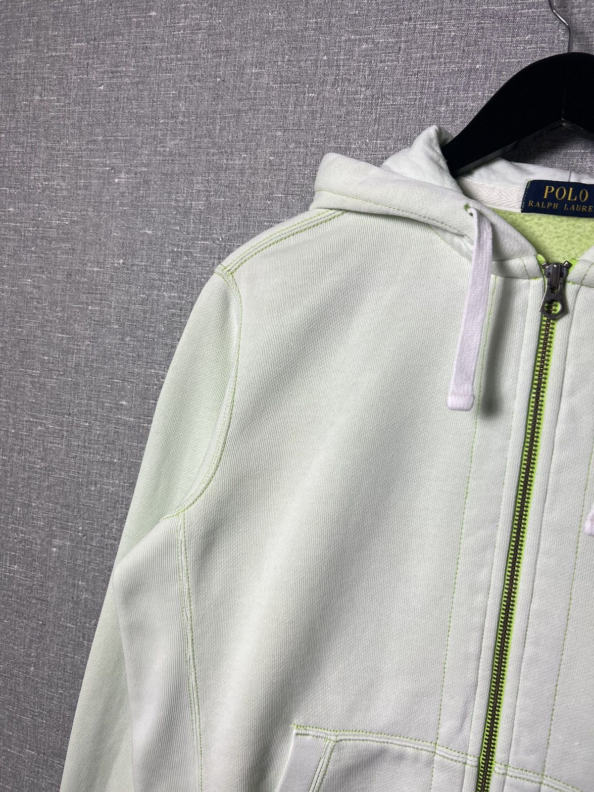 Polo Ralph Lauren Polo Ralph Lauren Mint Zip Up Hoodie Pony Logo Size US S / EU 44-46 / 1 - 3 Thumbnail