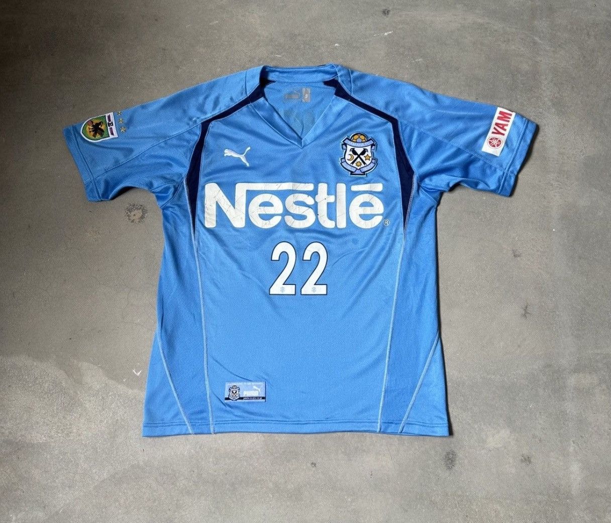 VINTAGE PUMA 2004 YAMAHA JUBILO IWATA CULLEN JERSEY