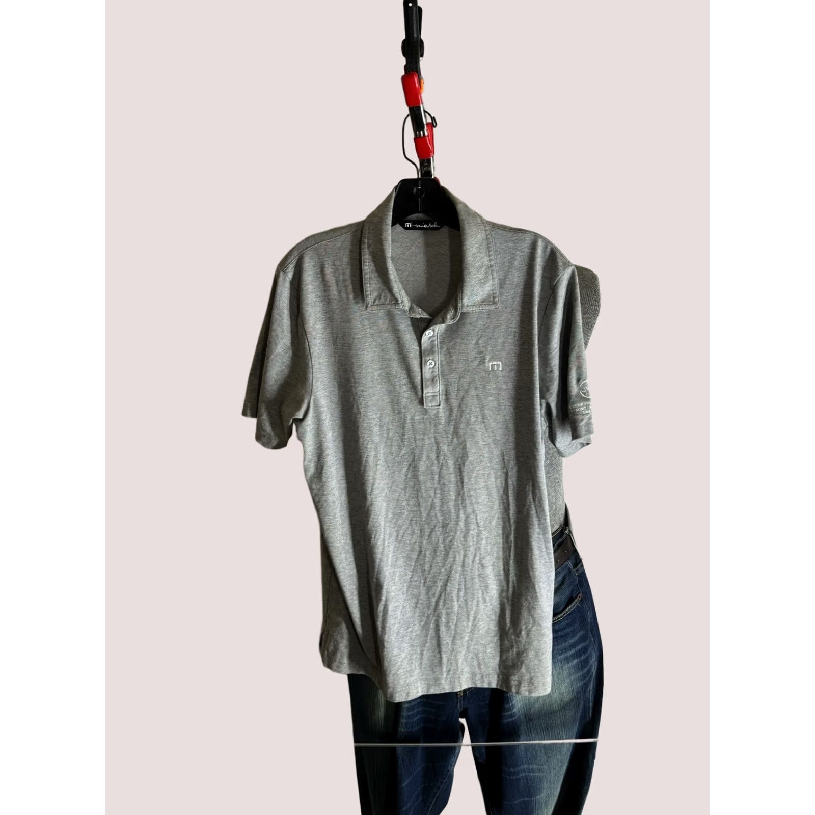 TravisMathew Travis Matthew Green Valley Ranch POLO SHIRT Large L Slim Mens Polo Shirt Slim Large Green Valley Ranch Mens Size US L / EU 52-54 / 3 - 1 Thumbnail