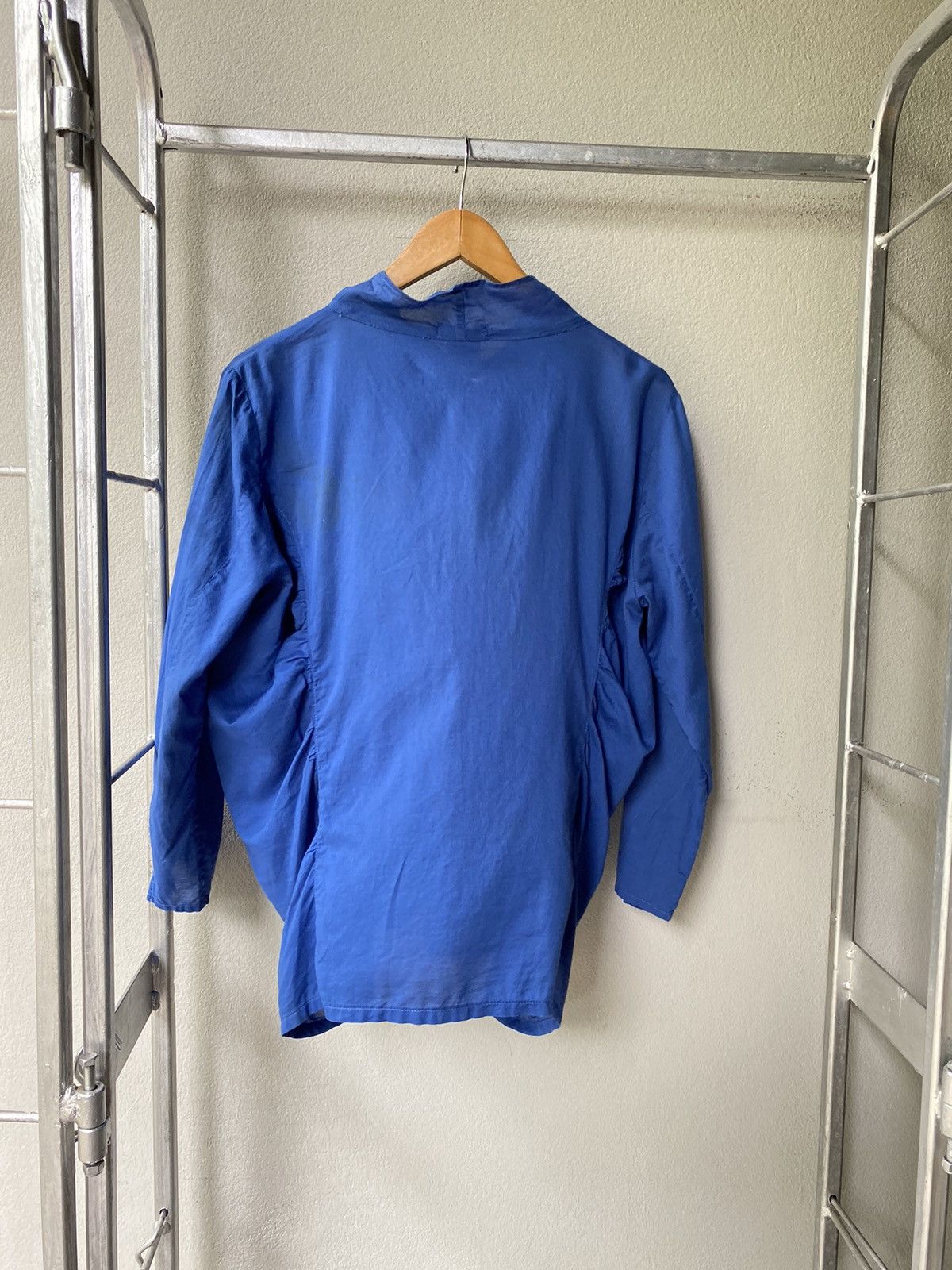 Issey Miyake Plantation blue blouse Size M / US 6-8 / IT 42-44 - 21 Thumbnail