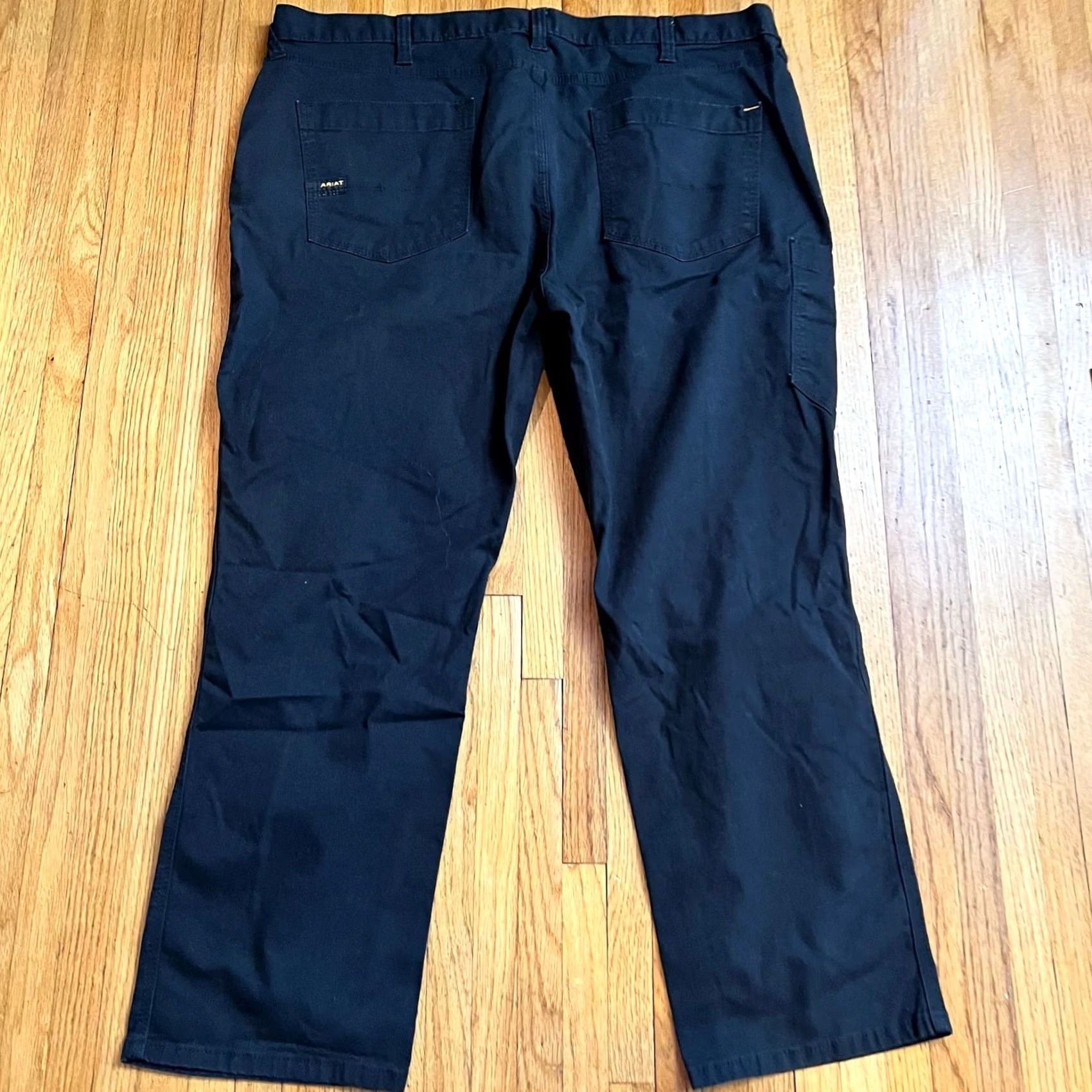Ariat Ariat Rebar M7 Pants Mens 42 X30 Black DuraStretch Made Tough Straight Slim Cargo Pants Mens Black 42 X30 Size US 42 / EU 58 - 3 Thumbnail