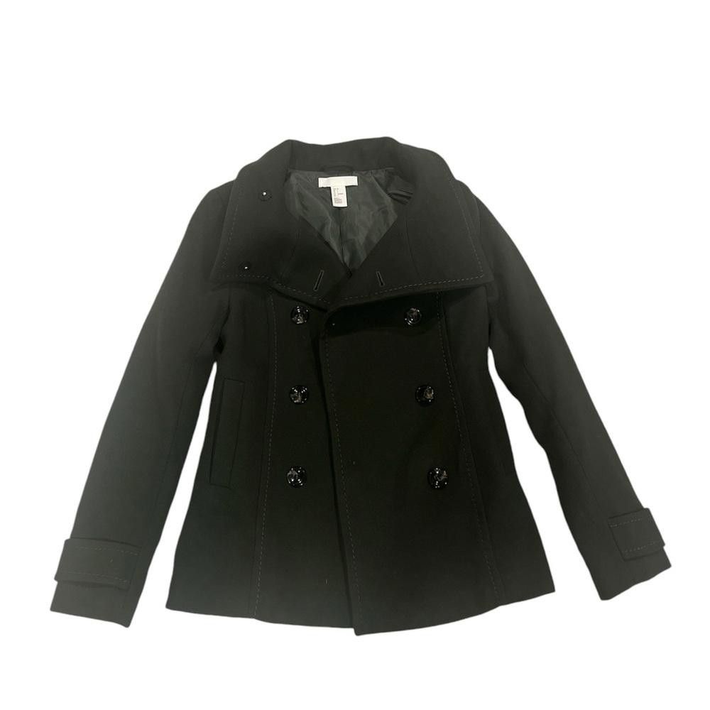 H&M H&M Green Pea Coat size 4 Size S / US 4 / IT 40 - 2 Thumbnail