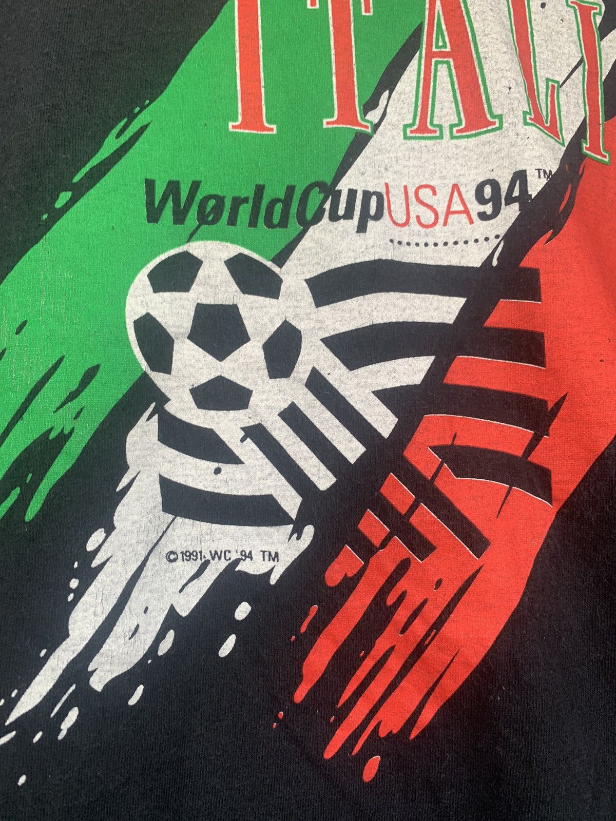 Nutmeg × Vintage Vintage 90s World Cup USA 1994 Nutmeg T shirt Size US L / EU 52-54 / 3 - 3 Thumbnail
