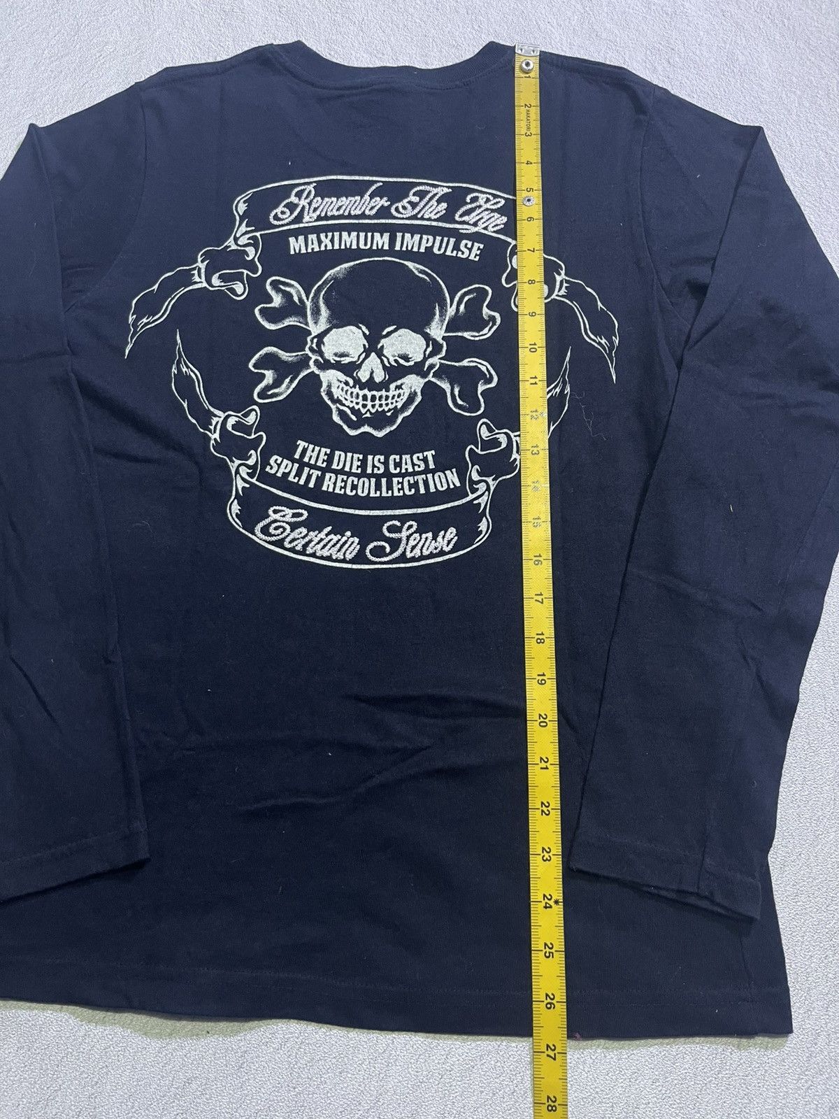 Hysteric Glamour Y2K CONTRIBE long tshirt skull big print Size US M / EU 48-50 / 2 - 9 Thumbnail