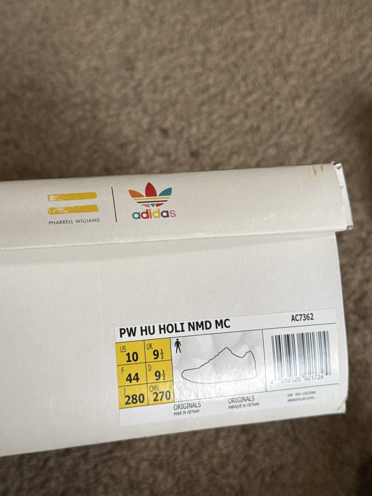 Adidas × Pharrell Adidas x Pharrell Williams Human Race NMD Holi “Pink Glow” Size US 10 / EU 43 - 8 Thumbnail