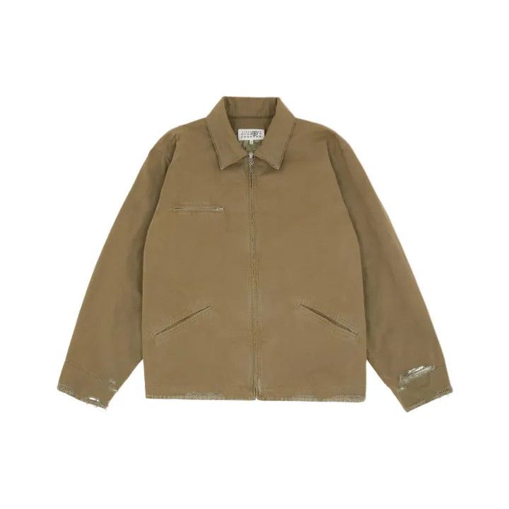 Maison Margiela MM6 Maison Margiela Casual Brown Long Sleeve Jacket 0079 Size US L / EU 52-54 / 3 - 1 Thumbnail