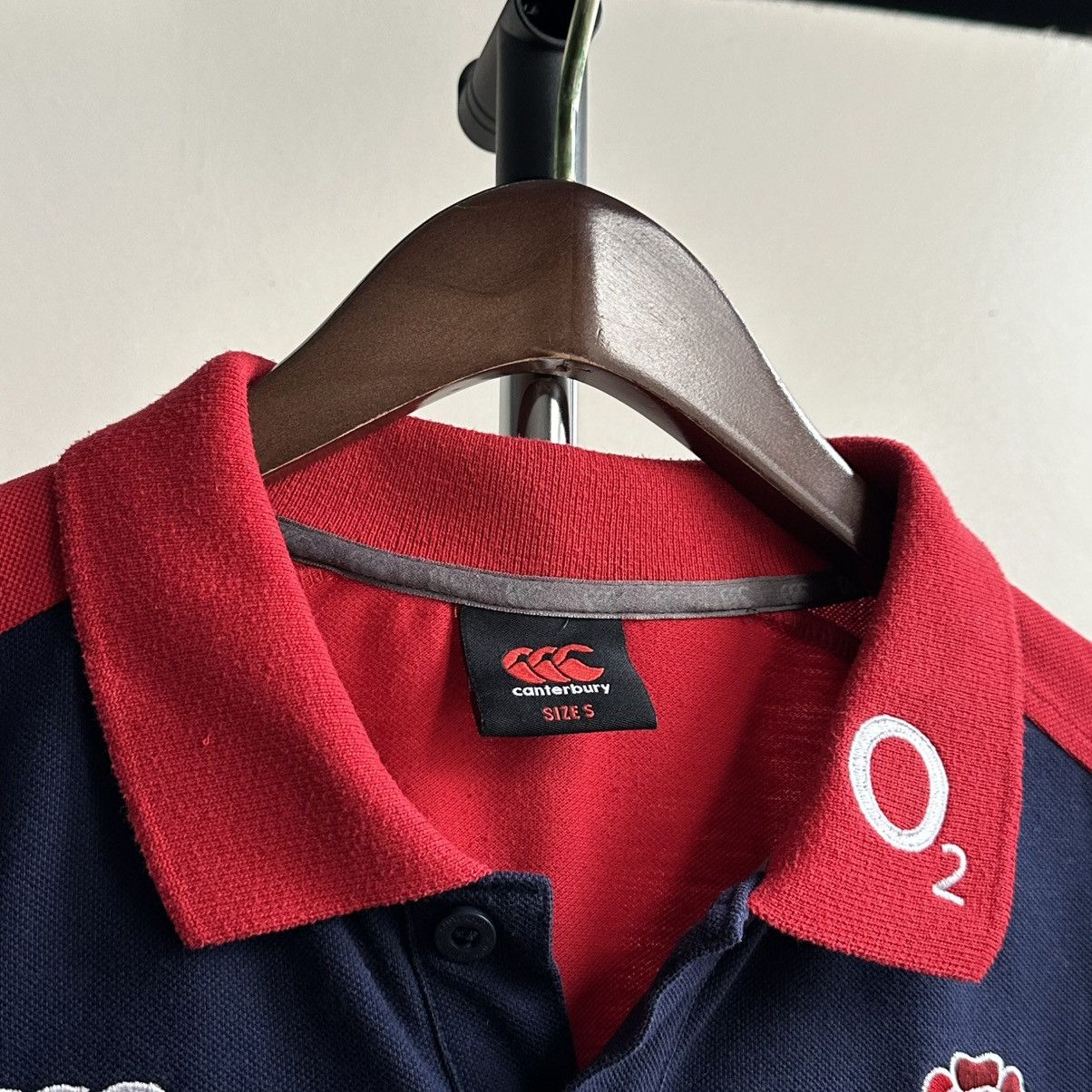 Canterbury of New Zealand × Vintage VINTAGE ENGLAND RUGBY CANTERBURY POLO SHIRT Size US S / EU 44-46 / 1 - 3 Thumbnail