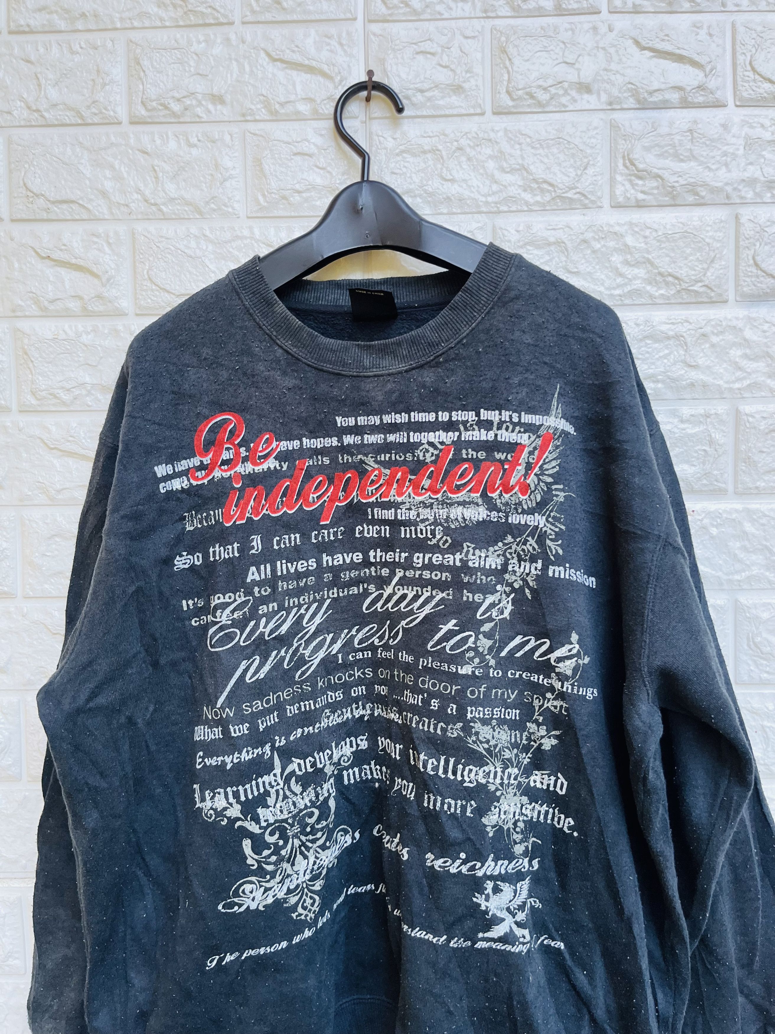 Japanese Brand Vintage Berg Leaf Be Independent Designed Fashion Style Size US L / EU 52-54 / 3 - 3 Thumbnail