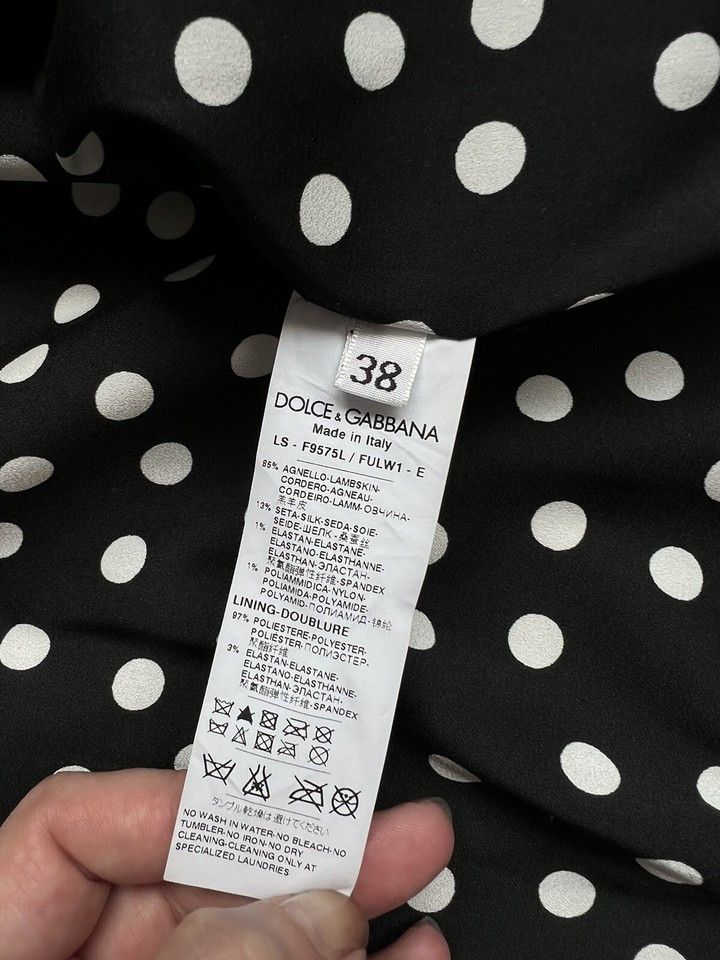 Dolce & Gabbana Dolce&Gabbana Women's Leather Bomber Jacket Size IT 38 /XXS Size XXS / US 00 / IT 34 - 13 Thumbnail