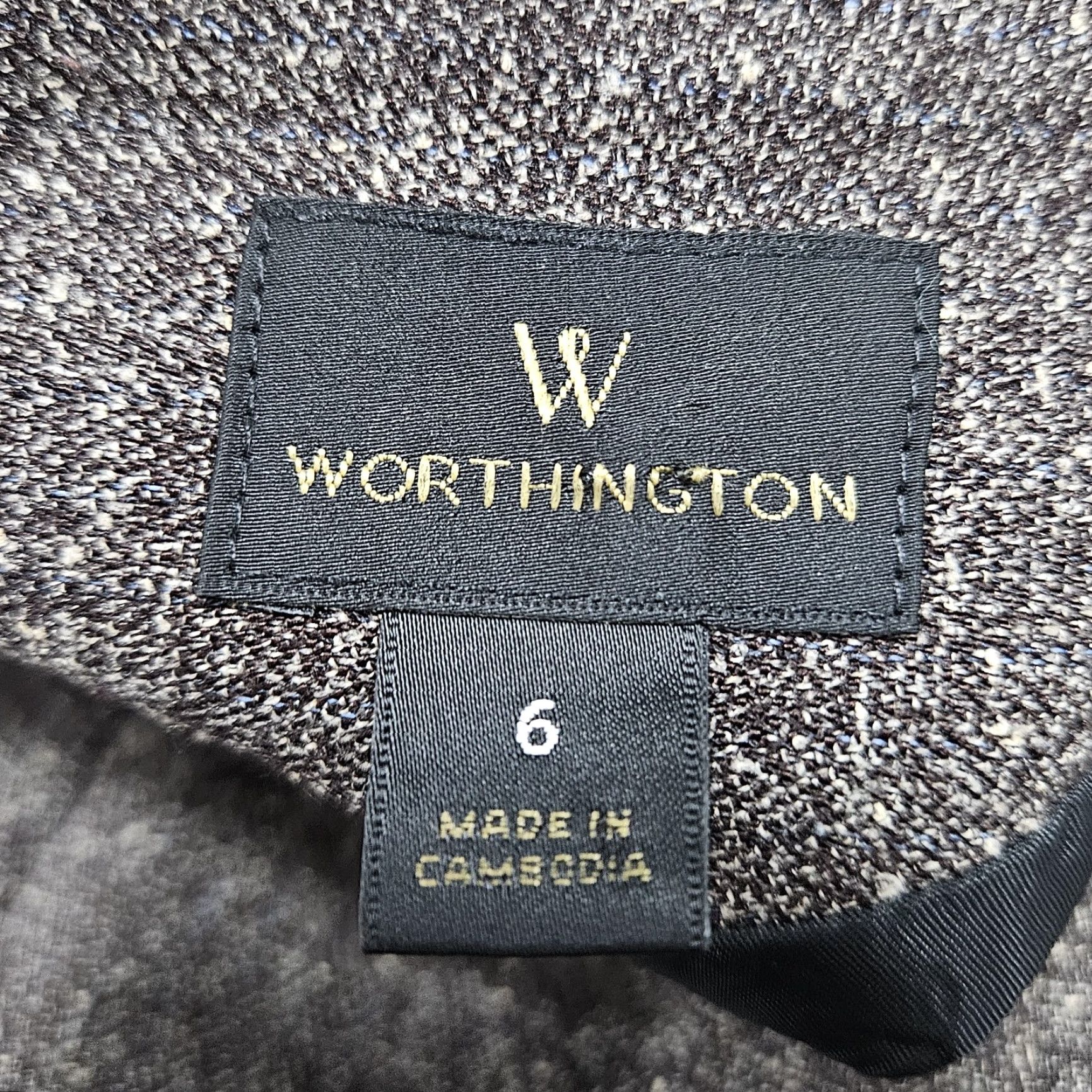 Worthington Worthington Brown 1 Button Jacket 2 Piece Slit Skirt Suit Set Outfit S Women Size 28" / US 6 / IT 42 - 4 Thumbnail