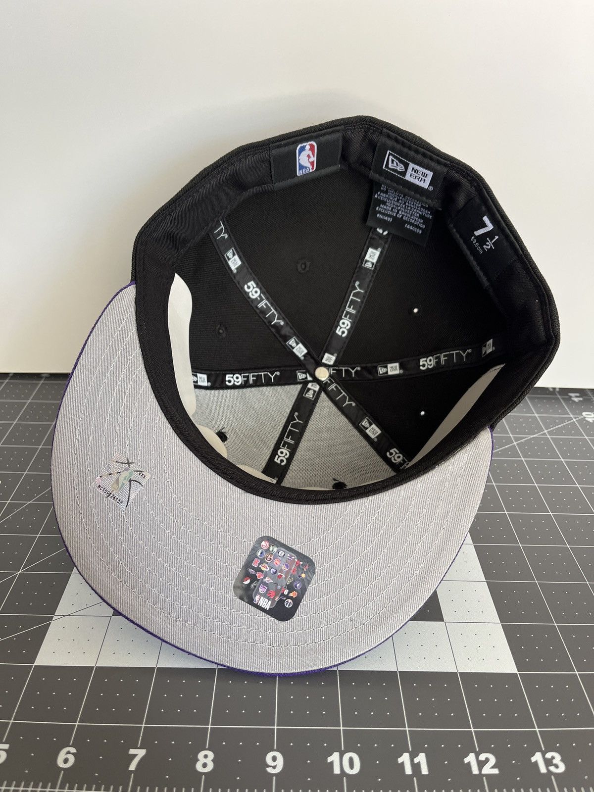 New Era Minneapolis Los Angeles Lakers 1/2 59fifty Black Two Tone Size ONE SIZE - 6 Thumbnail