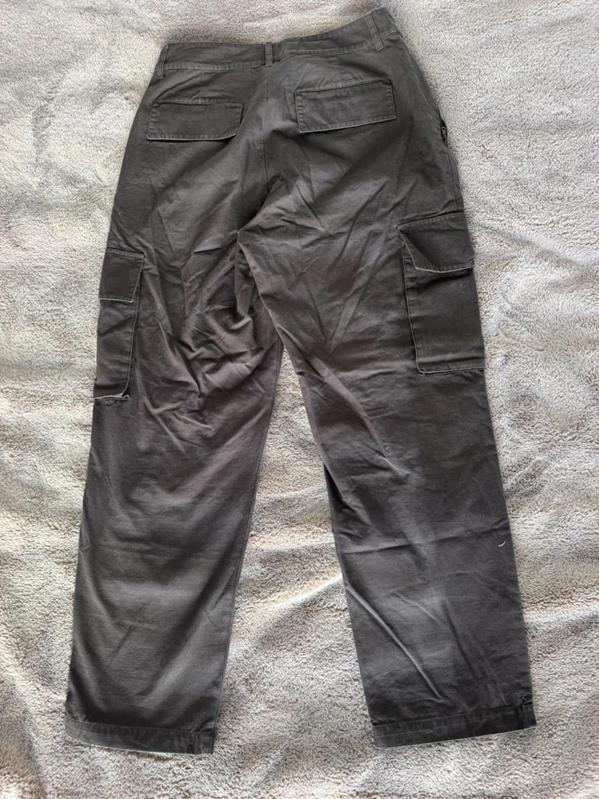 Alo Alo Black Cargo Pants with Pockets Size US 32 / EU 48 - 3 Thumbnail