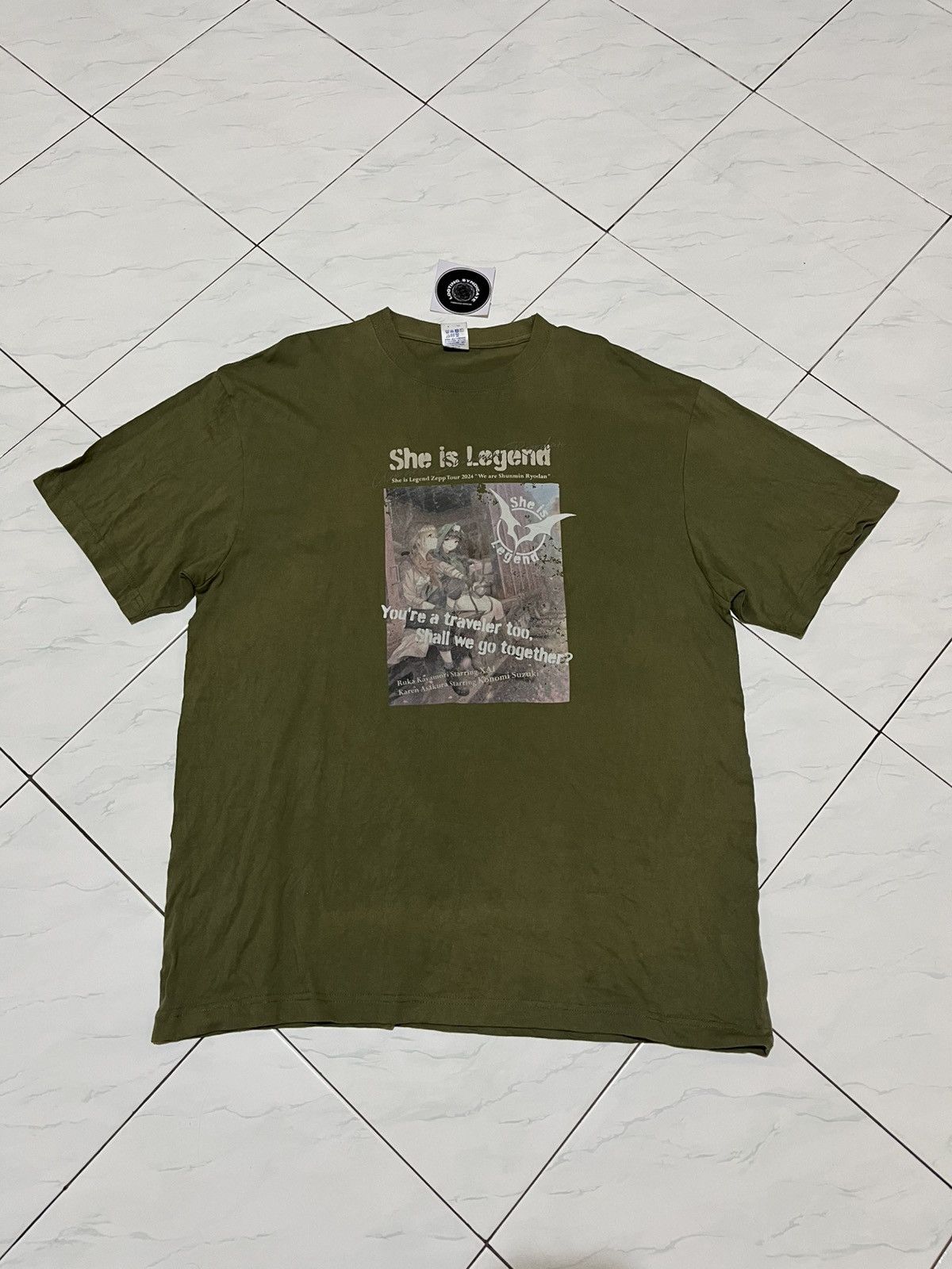 Band Tees She is Legend Zepp Tour 2024 “We Are Shunmin Ryodan” Tee Size US XL / EU 56 / 4 - 1 Thumbnail