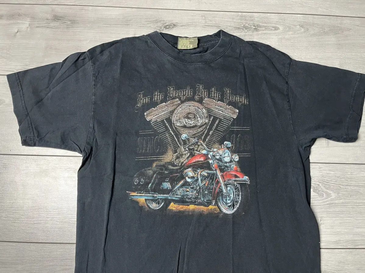 Band Tees Vintage biker Tshirt motorcycle Harley style size Large Size US L / EU 52-54 / 3 - 3 Thumbnail