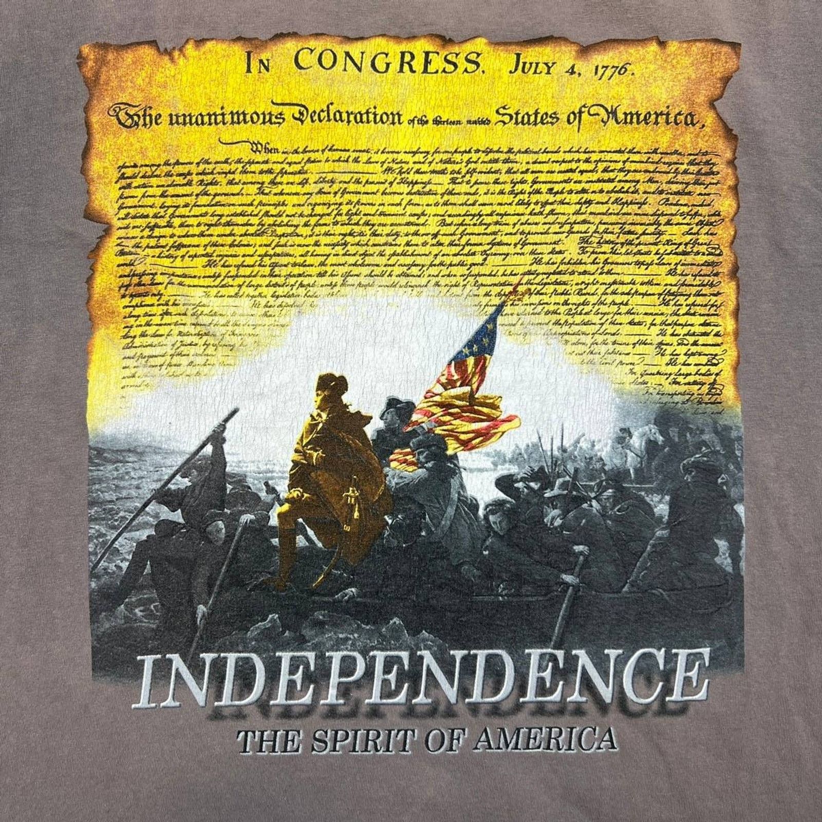 Vintage Vintage Y2K American Independence Day T Shirt Graphic Tee Size US L / EU 52-54 / 3 - 2 Thumbnail
