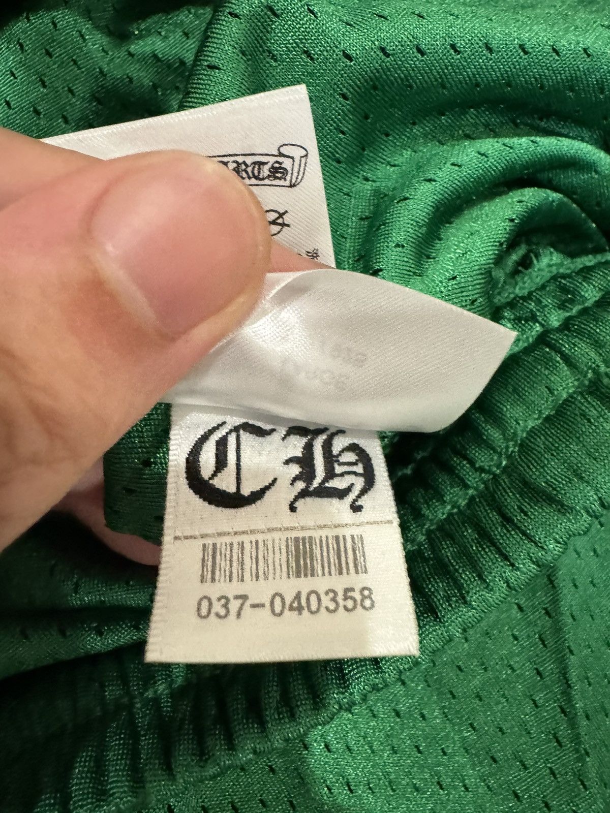 Chrome Hearts Green mesh shorts Size US 34 / EU 50 - 6 Thumbnail