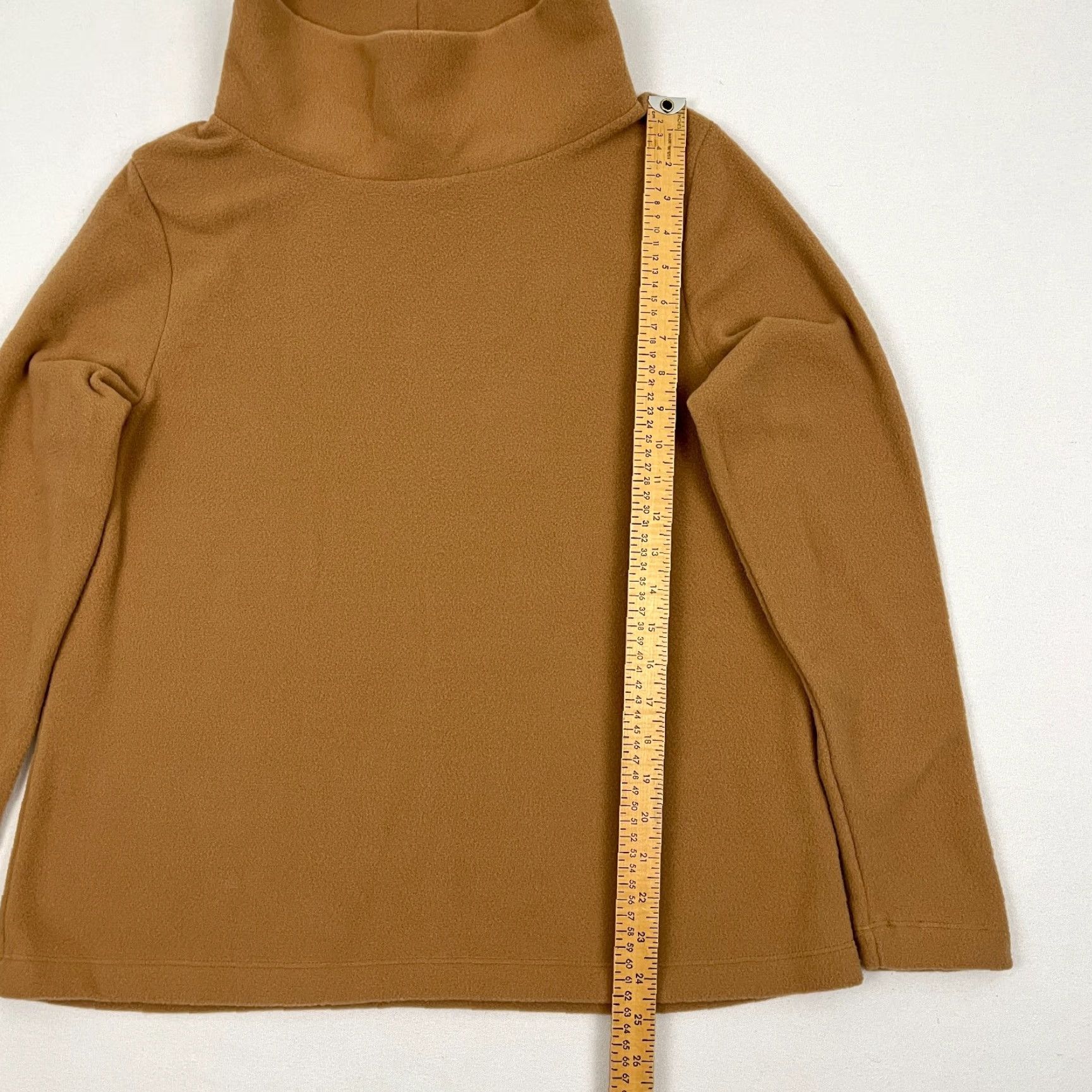Vintage Dudley Stephens Vello Fleece Cobble Hill Sweater Womens L Brown Turtleneck Comfy Size L / US 10 / IT 46 - 4 Thumbnail
