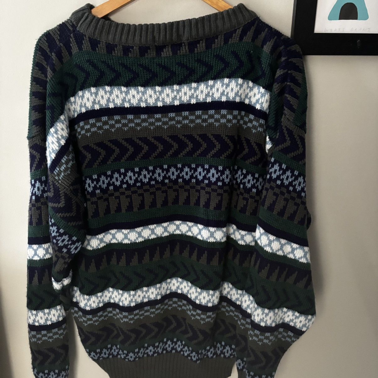 JCPenney JCPenney Towncraft Fisherman Grandpa Striped Sweater Size US L / EU 52-54 / 3 - 3 Thumbnail