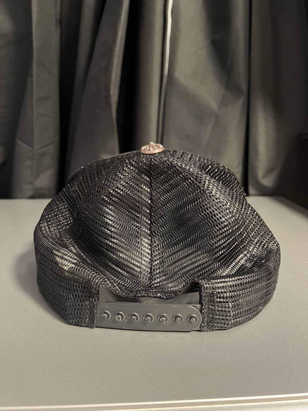 Chrome Hearts Chrome Hearts Black Hollywood USA Hat Size ONE SIZE - 4 Thumbnail