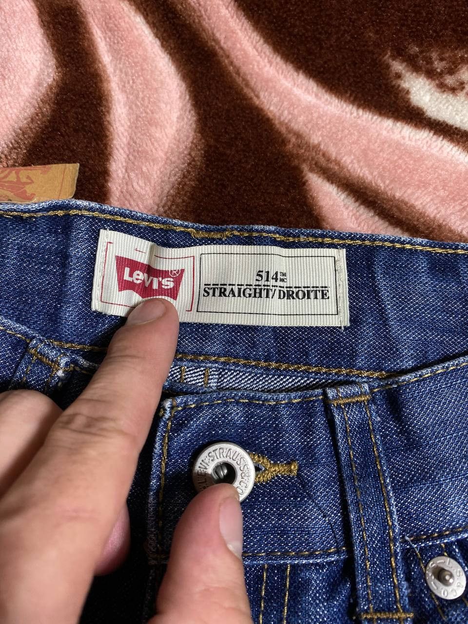 Levi's × Vintage Crazy vintage 90’s Levi’s 514 faded denim jeans workwear Size US 32 / EU 48 - 2 Thumbnail