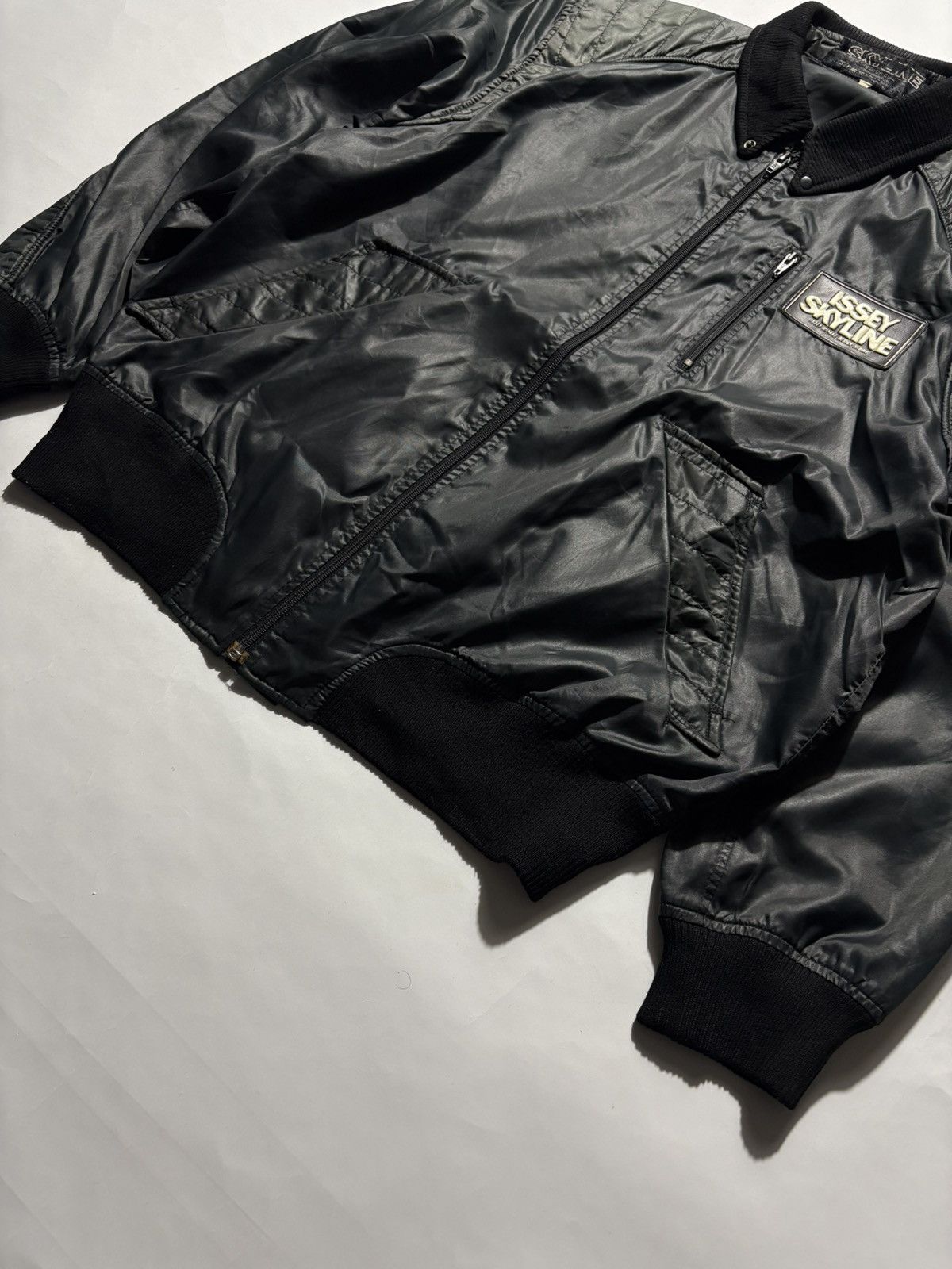 Issey Miyake 80’s ISSEY MIYAKE DESIGN SKYLINE STUDIO RACING JACKET Size US L / EU 52-54 / 3 - 4 Thumbnail