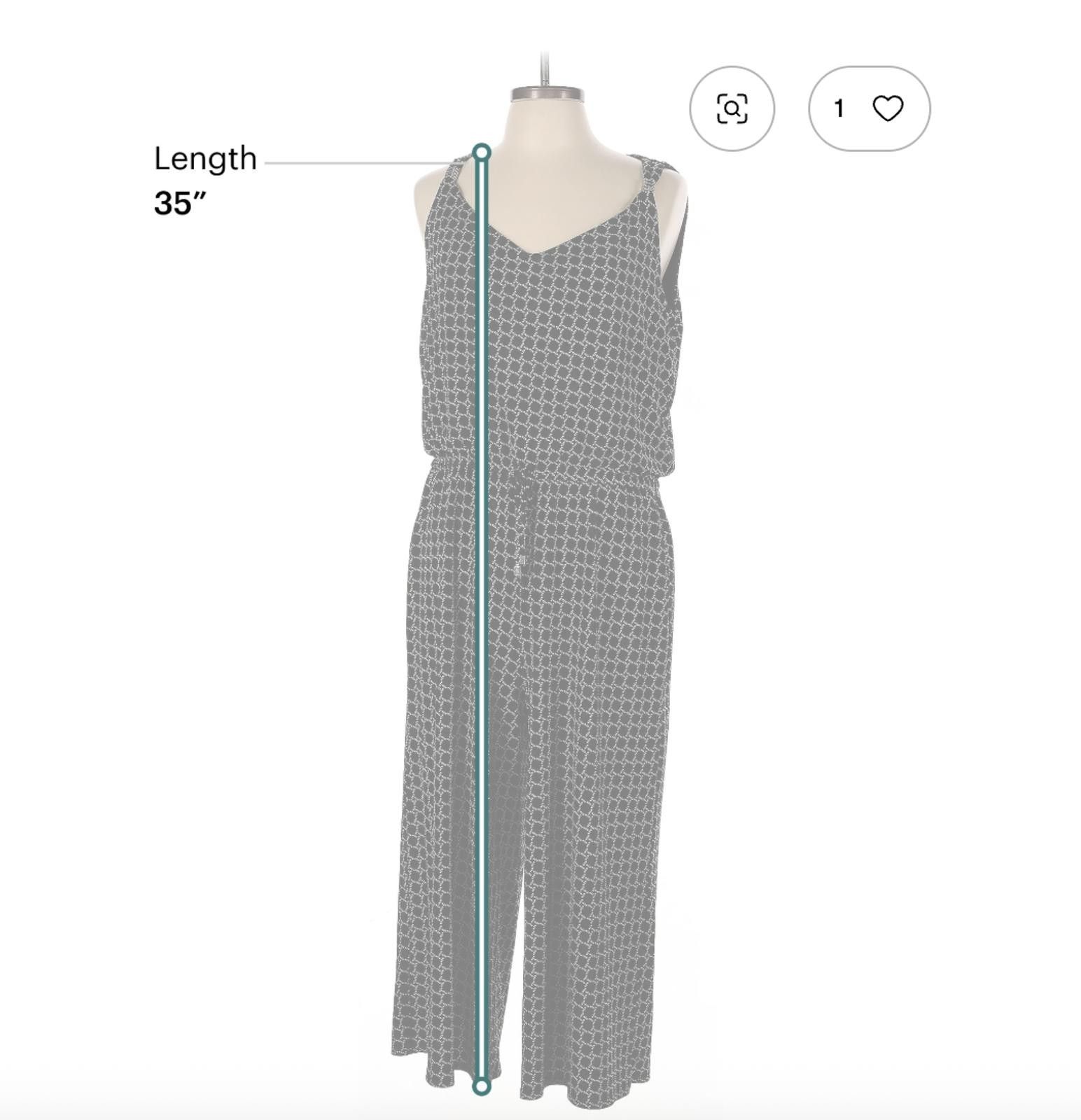 Other White House Black Market Sleeveless Jumpsuit Size L Size 36" / US 14 / IT 50 - 3 Thumbnail