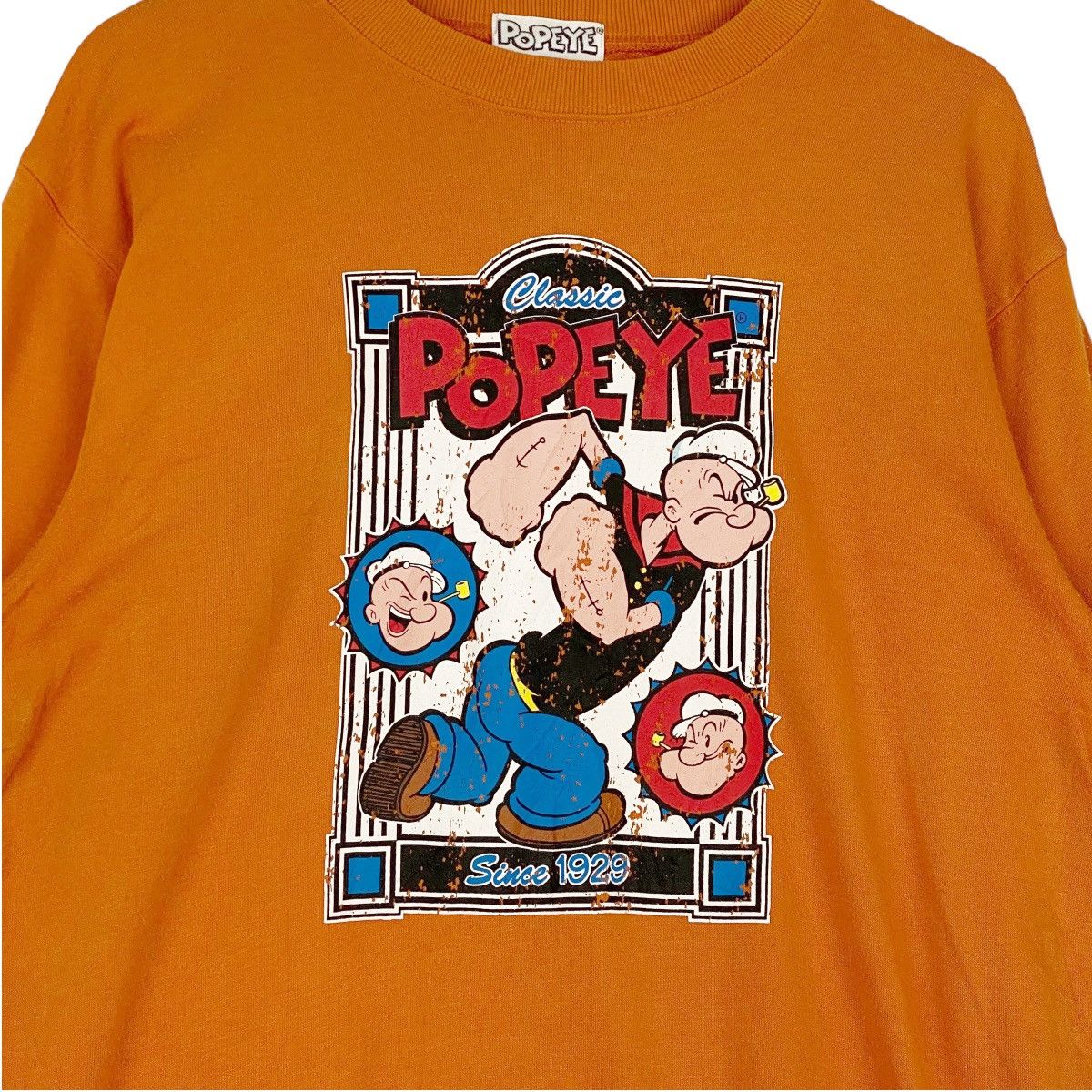 Vintage Vintage Popeye Printed Crewneck Sweatshirt Size US L / EU 52-54 / 3 - 4 Thumbnail