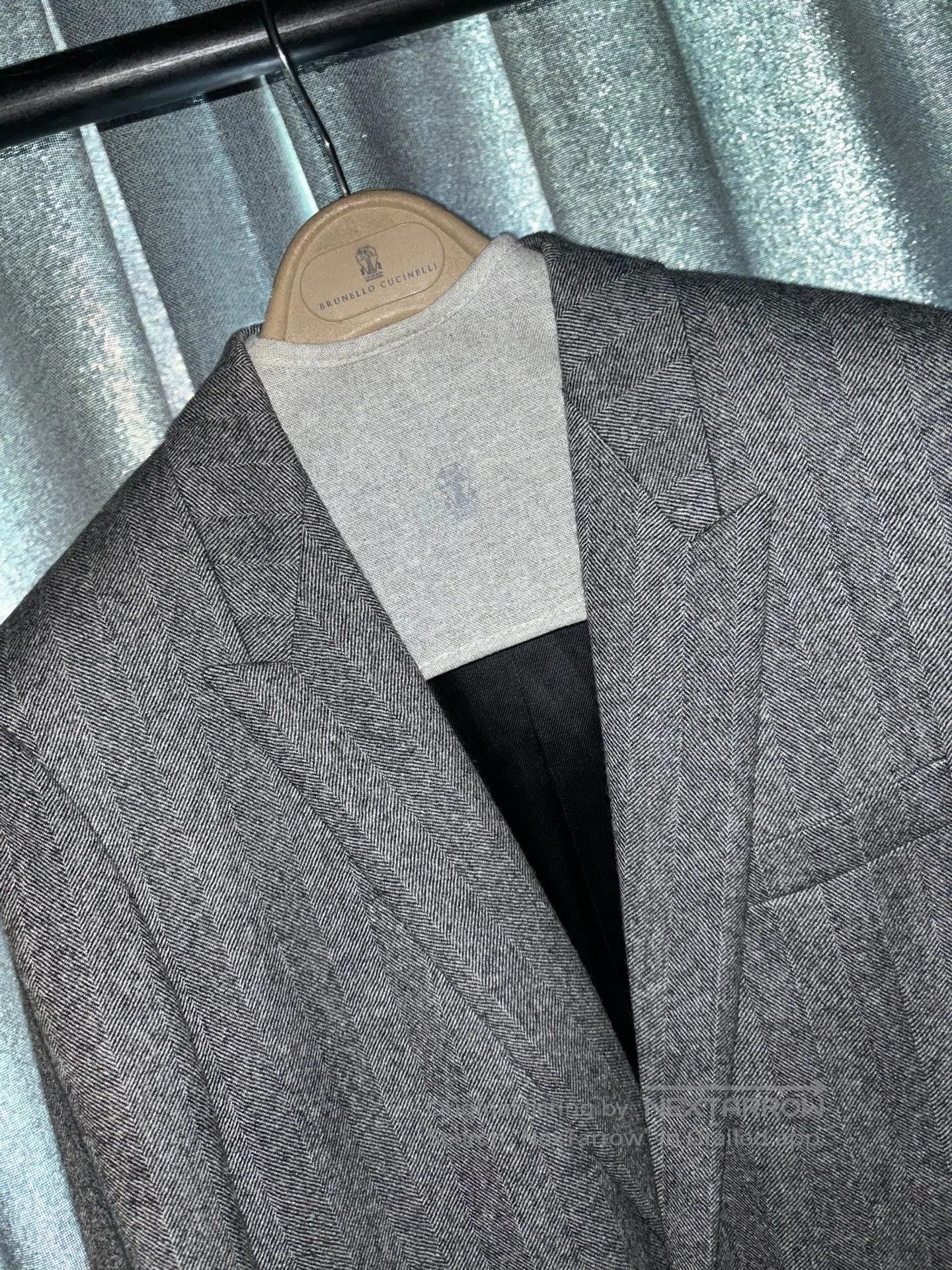 Saint Laurent Paris Saint Laurent 2017FW Herringbone Peak Lapel Coat. Size US S / EU 44-46 / 1 - 3 Thumbnail