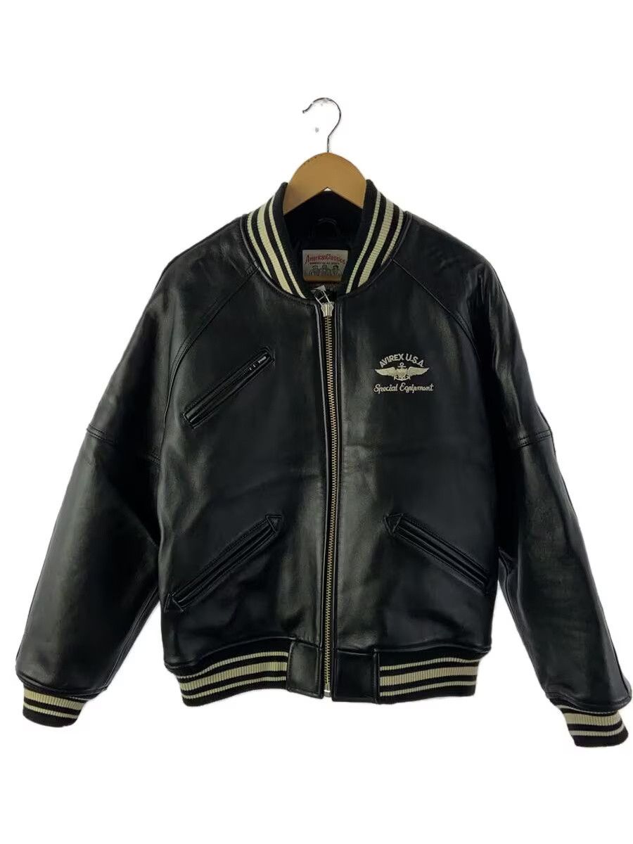 Avirex Avirex Plain Sheep Leather Jacket Blouson Black Size US S / EU 44-46 / 1 - 1 Thumbnail