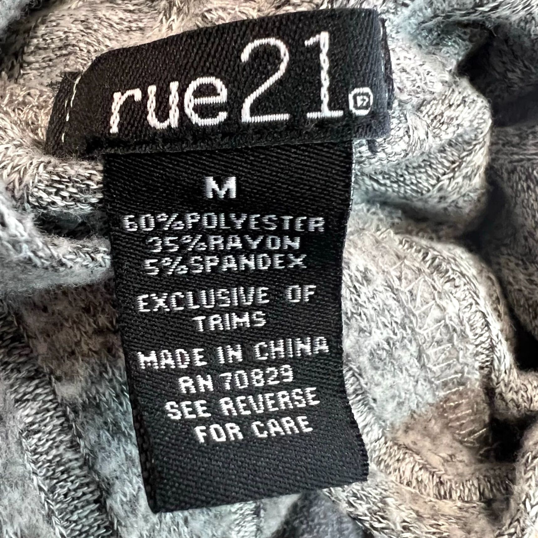 Vintage rue 21 Ribed Knit Long Hooded Sweater Womens Size M Gray Size M / US 6-8 / IT 42-44 - 7 Thumbnail