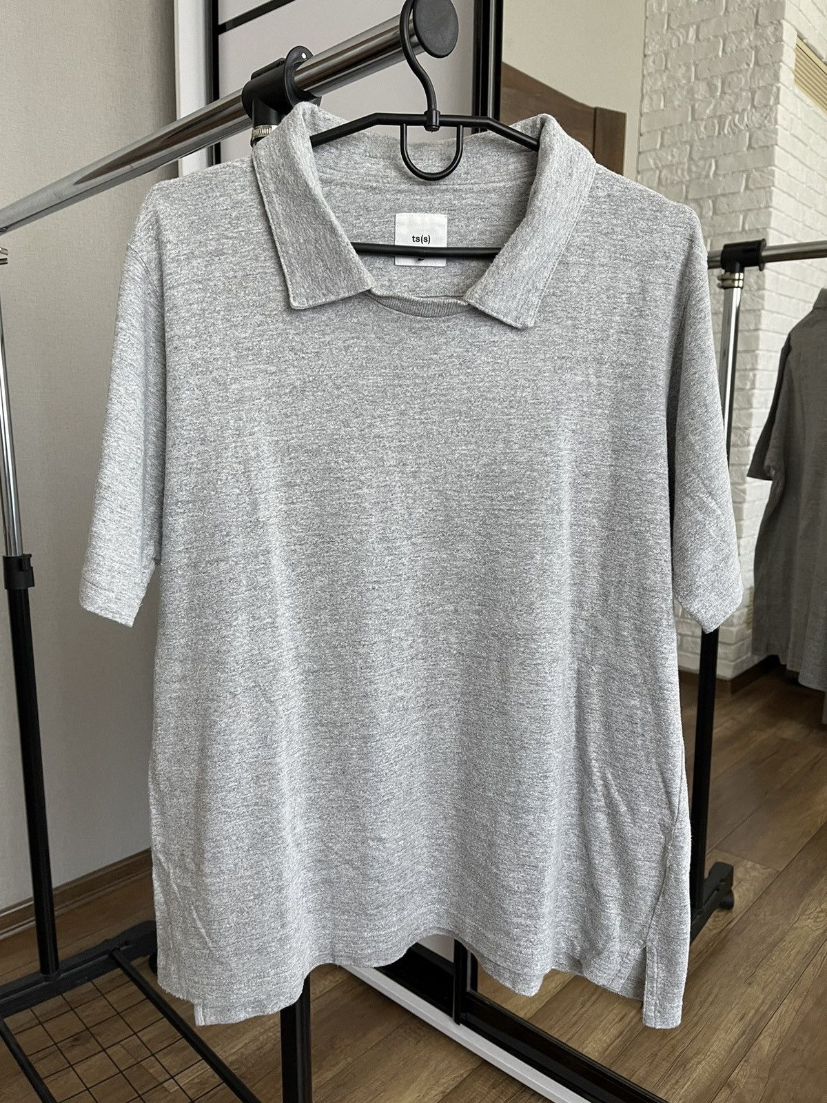 image of Ts S Ts(S) Polo T-Shirt Tee Japan in Grey, Men's (Size Large)