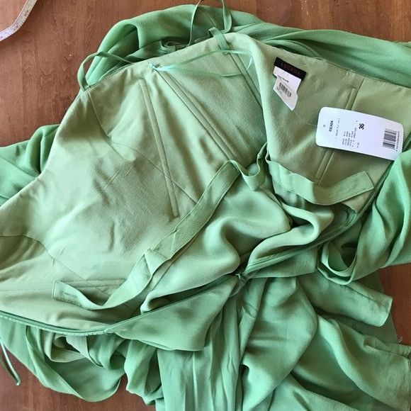 Escada NWT Escada Pleated Draped Fishtail One-Shoulder Green Specia Size M / US 6-8 / IT 42-44 - 5 Thumbnail