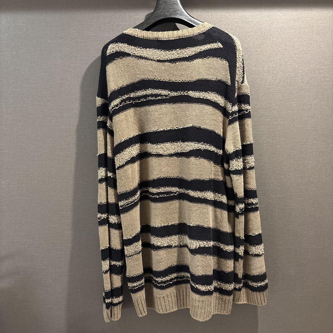 Yohji Yamamoto yohji yamamoto POUR HOMME 24ss COLOR-BLOCKED striped knit Size US L / EU 52-54 / 3 - 2 Thumbnail