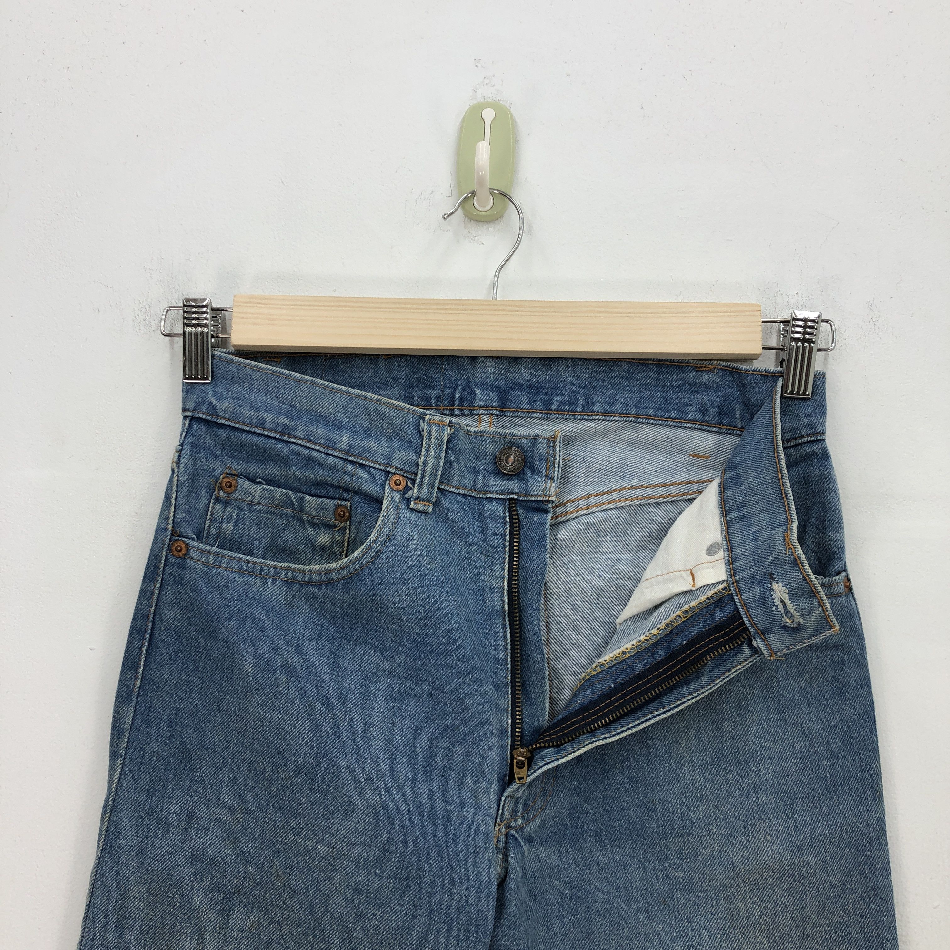 Levi's Vintage 70's Levis 505 Faded Jeans Levi's Light Wash Denim Size 28" / US 6 / IT 42 - 6 Thumbnail