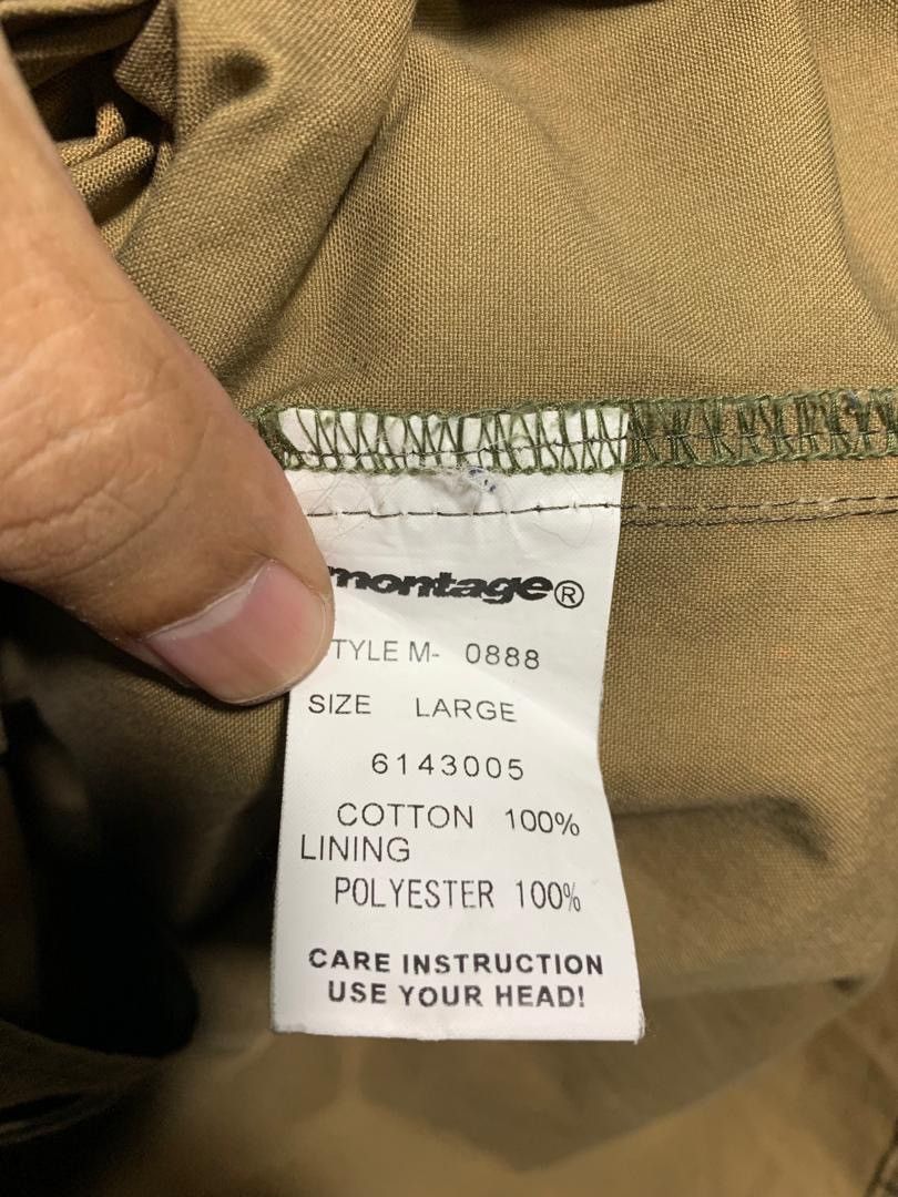 Montage × Wtaps ⚡️MONTAGE CAMO MILITARY FIELD JACKETS M-65 Size US L / EU 52-54 / 3 - 8 Thumbnail