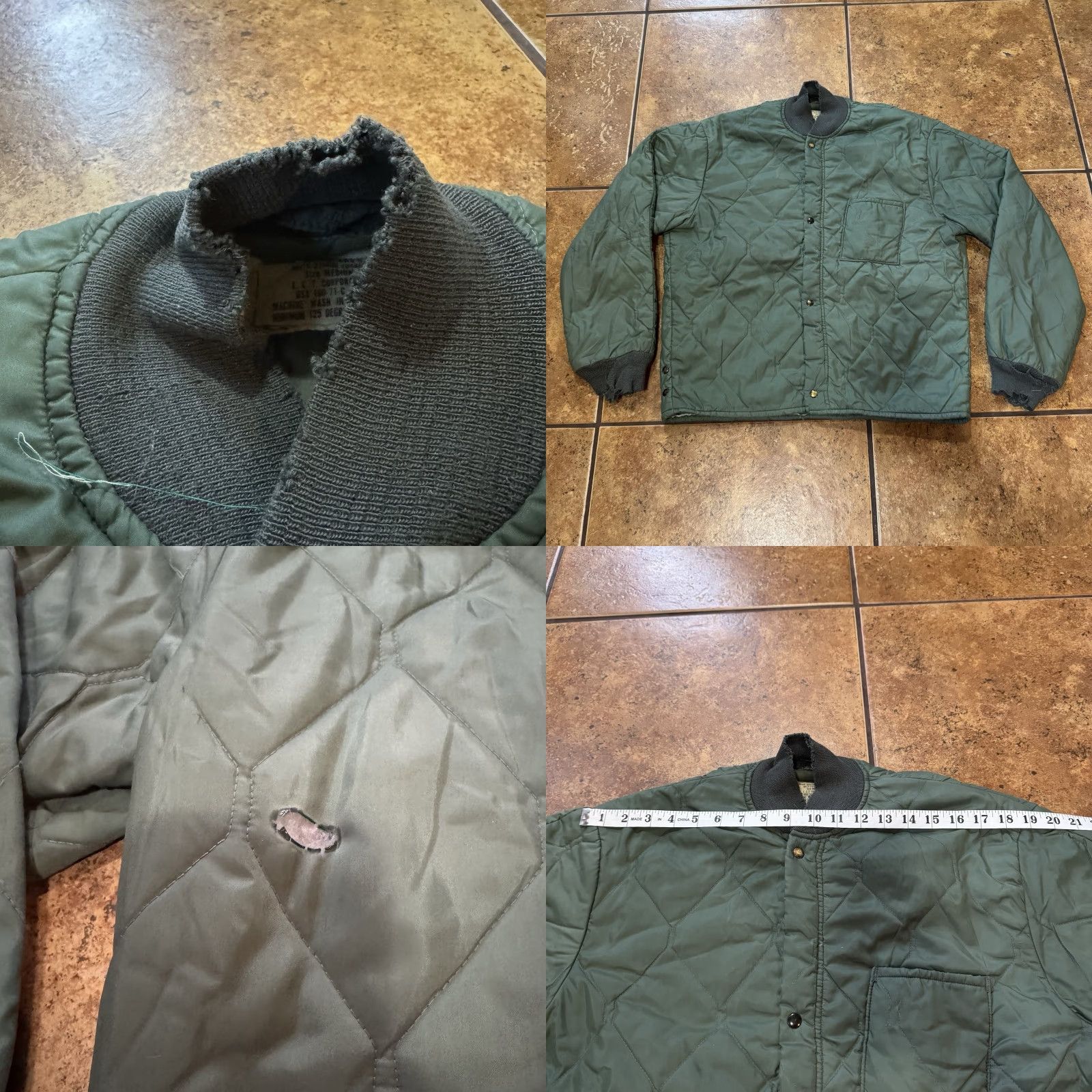 Vintage VINTAGE USAF CWU-9/P Quilted Jacket Mens M Arctic Insulated 70s Size US M / EU 48-50 / 2 - 8 Thumbnail