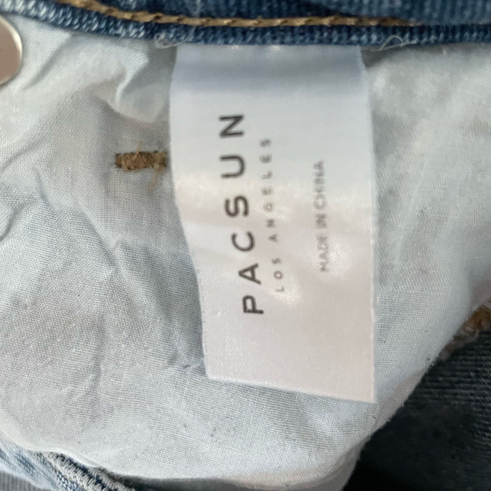 Pacsun PacSun Mom Jeans 26 Womens Button Fly Distressed Casual Size 27" / US 4 / IT 40 - 7 Thumbnail