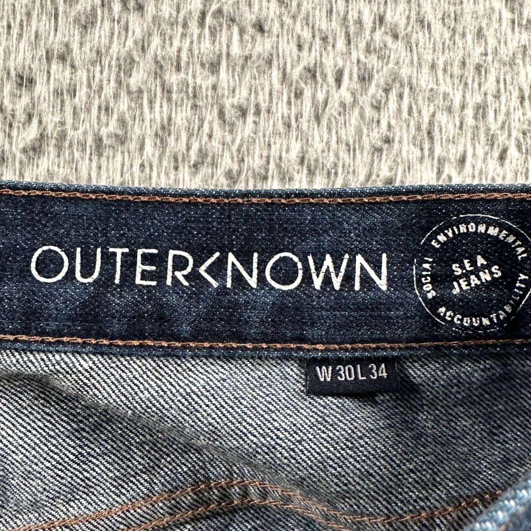 Outerknown Outerknown Jeans Mens W30 L34 Ambassador SEA Button Fly Selvedge Indigo Slim Size US 30 / EU 46 - 6 Thumbnail
