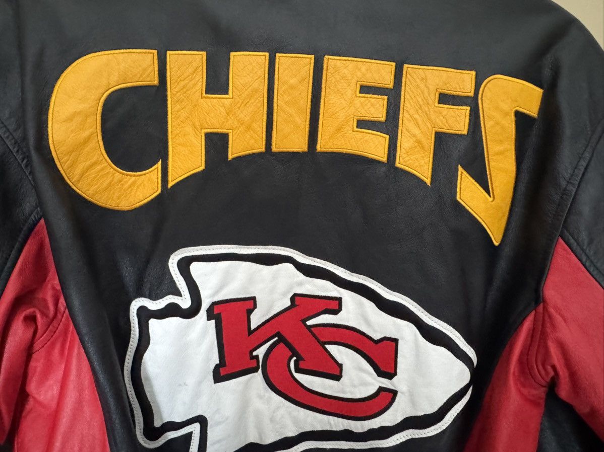 G-III Vintage 90s G-III Carl Banks Kansas City Chiefs Leather Size US M / EU 48-50 / 2 - 3 Thumbnail