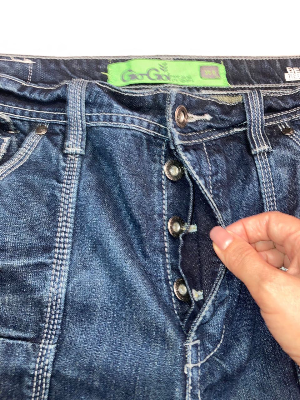 Other VINTAGE JAPANESE JEANS DENIM PANTS Y2K WORKWEAR Y2K RAP SKAT Size US 36 / EU 52 - 13 Thumbnail