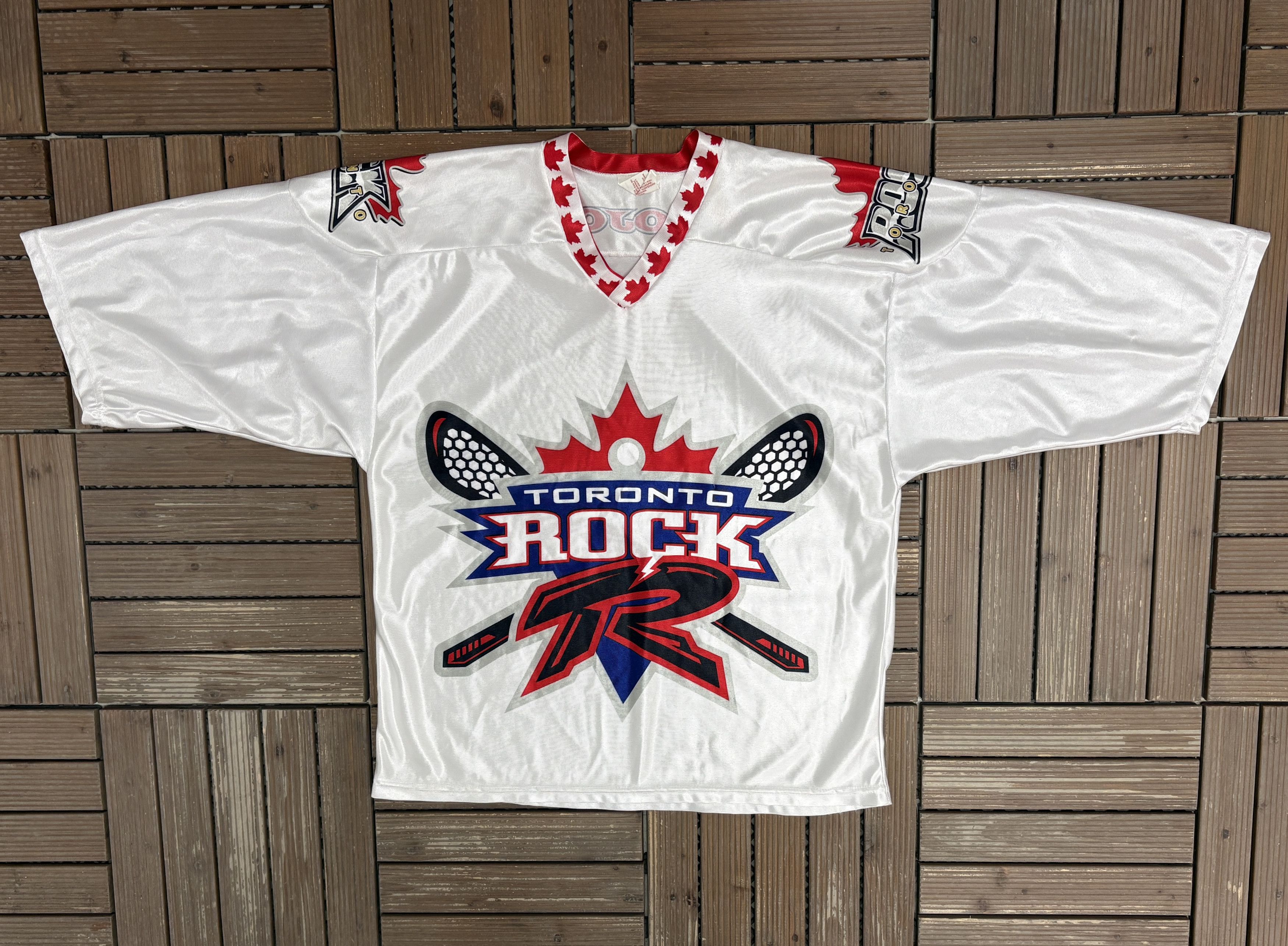 Vintage Toronto Rock Vintage White Lacrosse Jersey Size US S / EU 44-46 / 1 - 4 Thumbnail