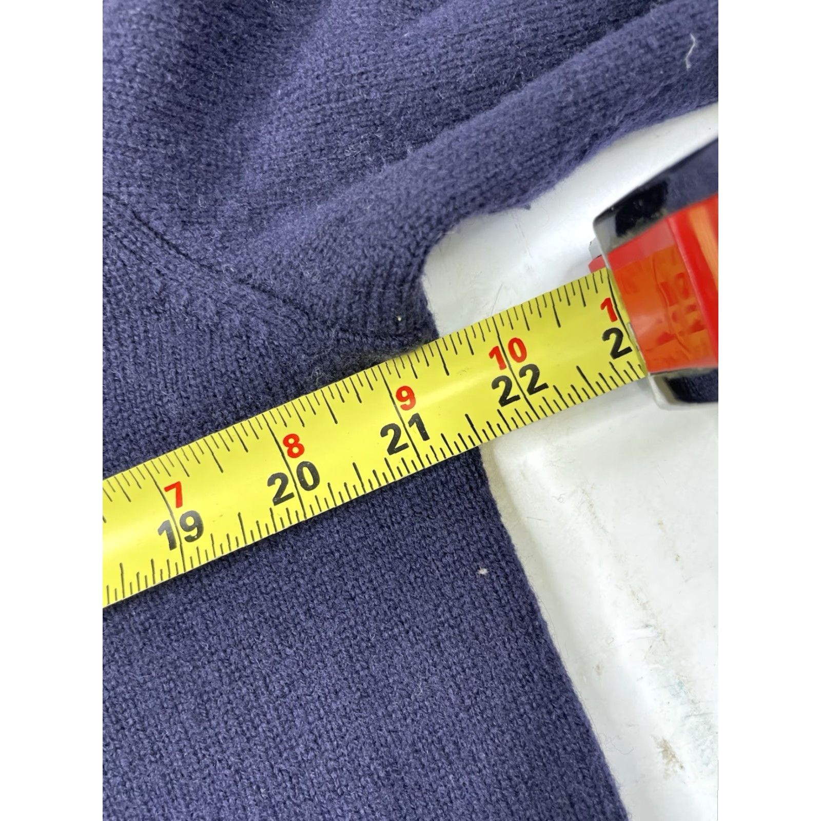 Ralph Lauren VINTAGE Polo Ralph Lauren Sweater Mens M Blue Wool V-Neck Pullover Size US M / EU 48-50 / 2 - 6 Thumbnail