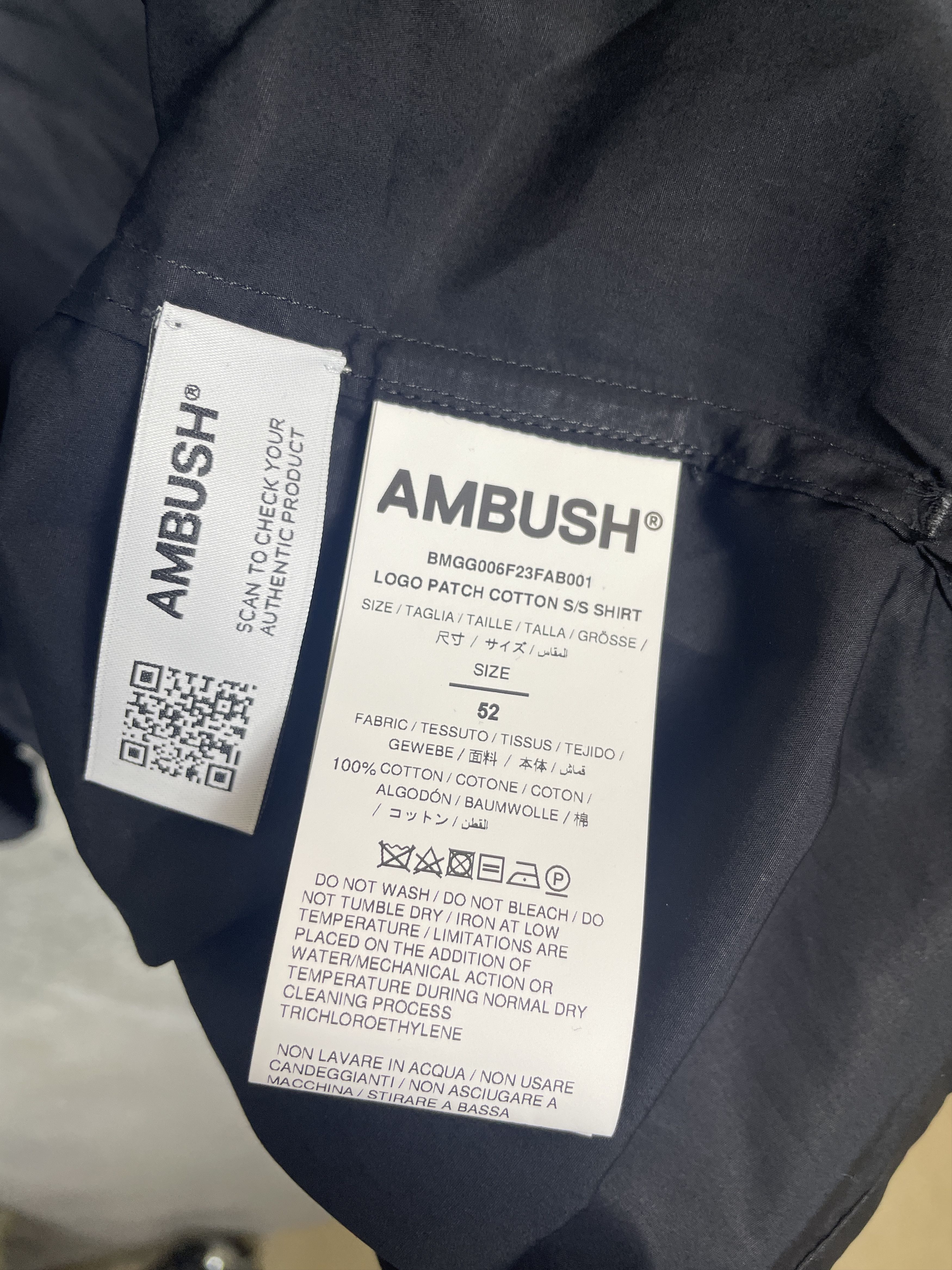 Ambush Design Ambush Logo Patch Button-Up Shirt Size US L / EU 52-54 / 3 - 8 Thumbnail