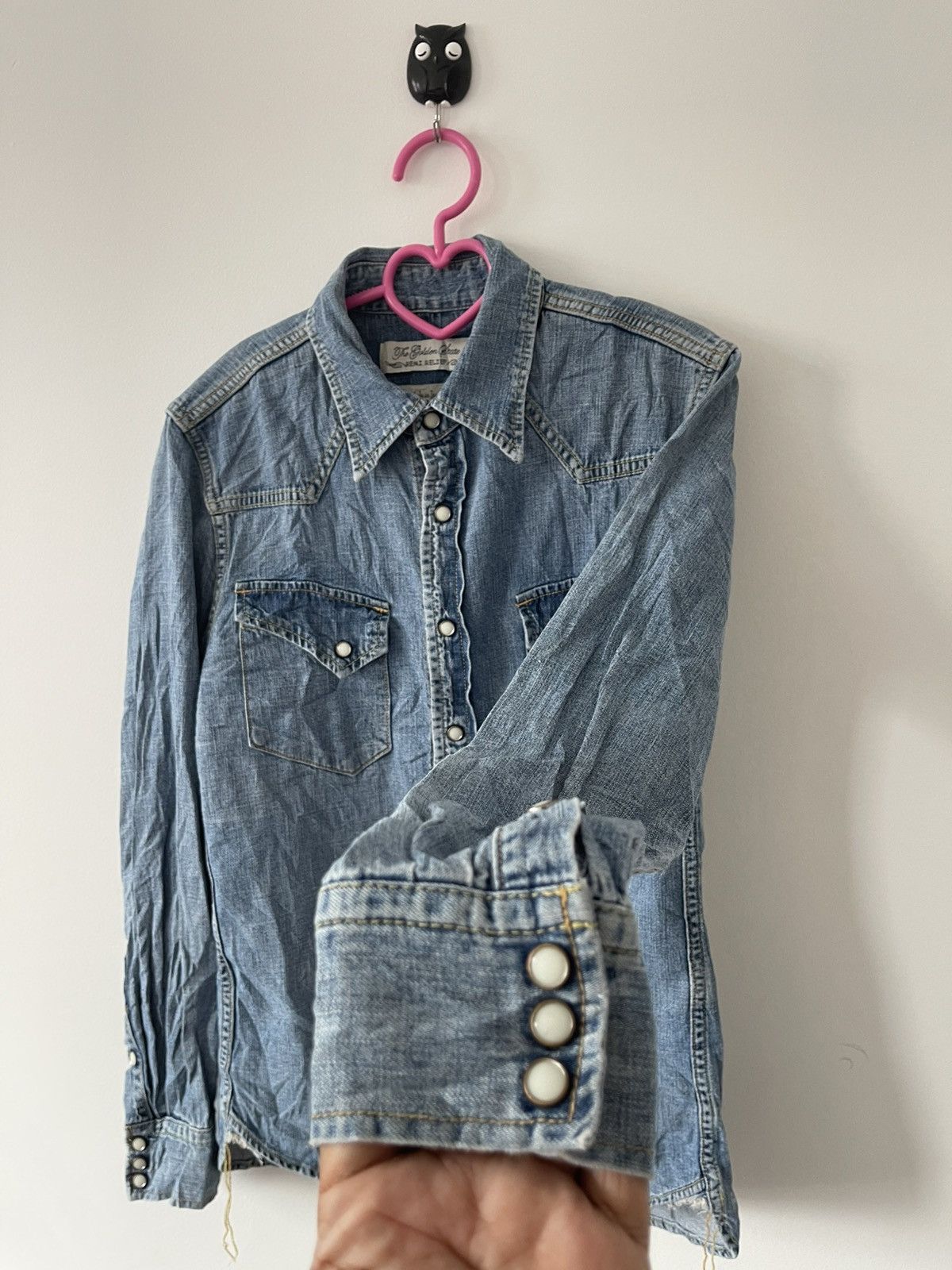 Remi Relief Rare Vintage Remi Relief Japan Paisley Pearl Snap Denim Size US S / EU 44-46 / 1 - 5 Thumbnail