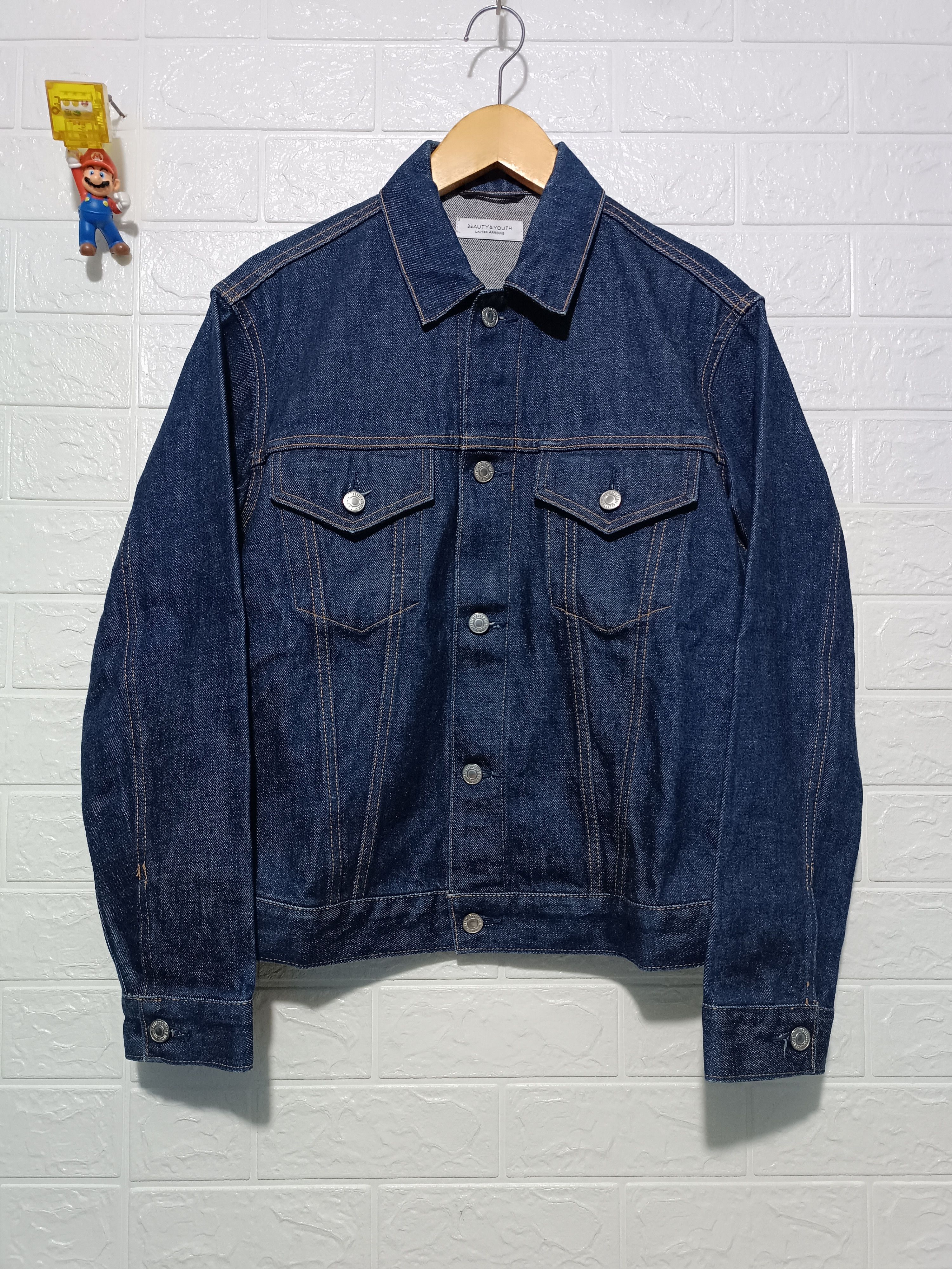 United Arrows United Arrows Trucker Denim Jacket Indigo Selvedge Size US M / EU 48-50 / 2 - 2 Thumbnail