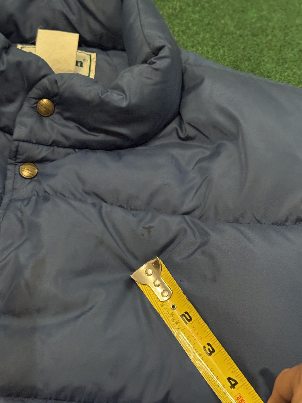 L.L. Bean Vintage 90s LL Bean Down Blue With Packable Puffer Jacket Size US L / EU 52-54 / 3 - 10 Thumbnail