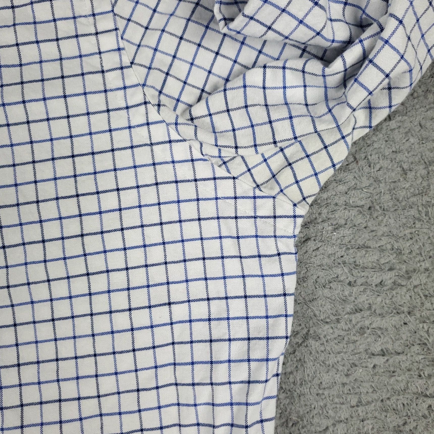 Ralph Lauren Ralph Lauren Shirt Men's XL White/Blue Check Pony Casual Button-Up Long Sleeve Mens Size US XL / EU 56 / 4 - 5 Thumbnail