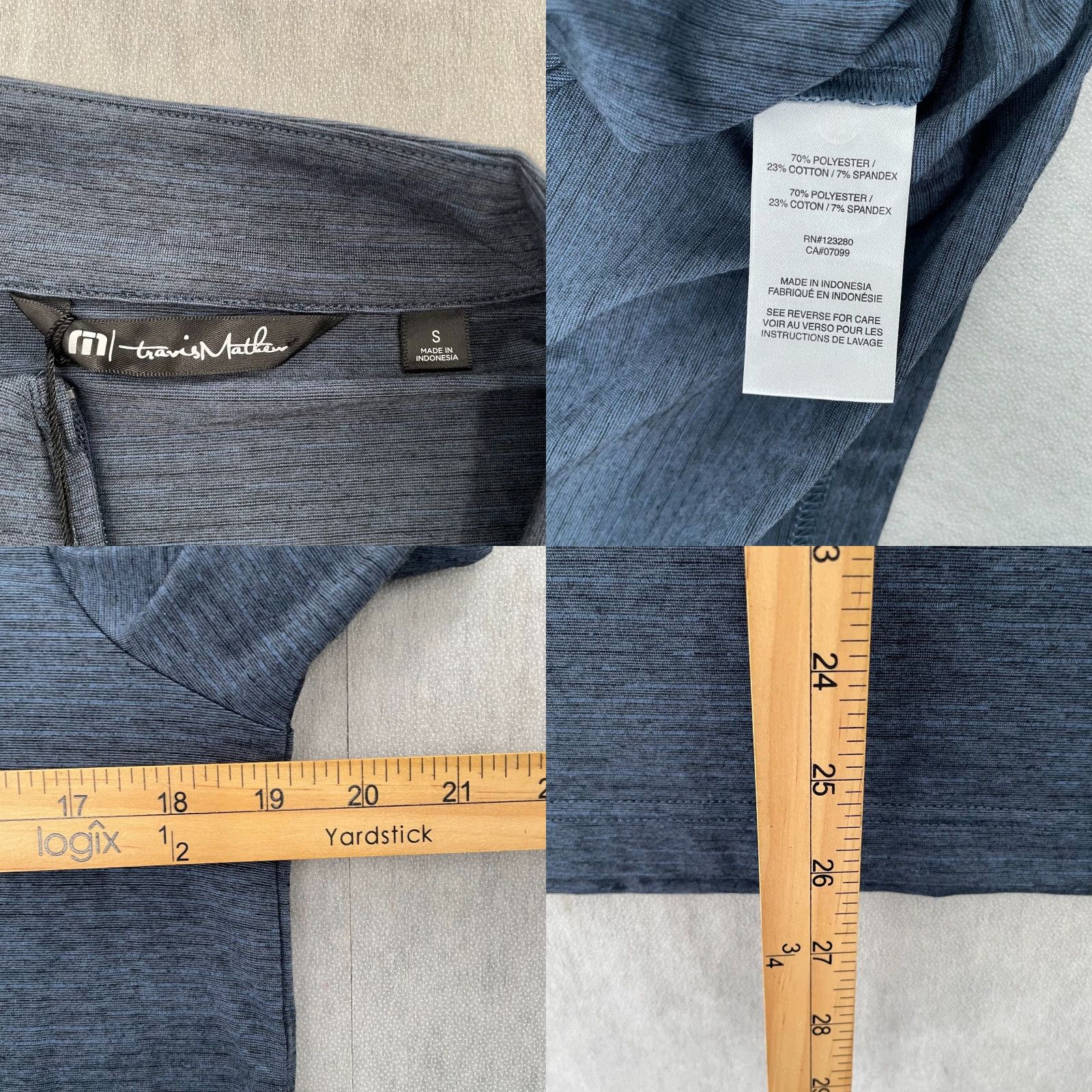 TravisMathew Travis Mathew Jacket Adult Small Blue Havasu 1/4 Zip Pullover Performance Golf Jacket Shirt Windbreaker Men S Blue 1/4 Zip Size US S / EU 44-46 / 1 - 8 Thumbnail