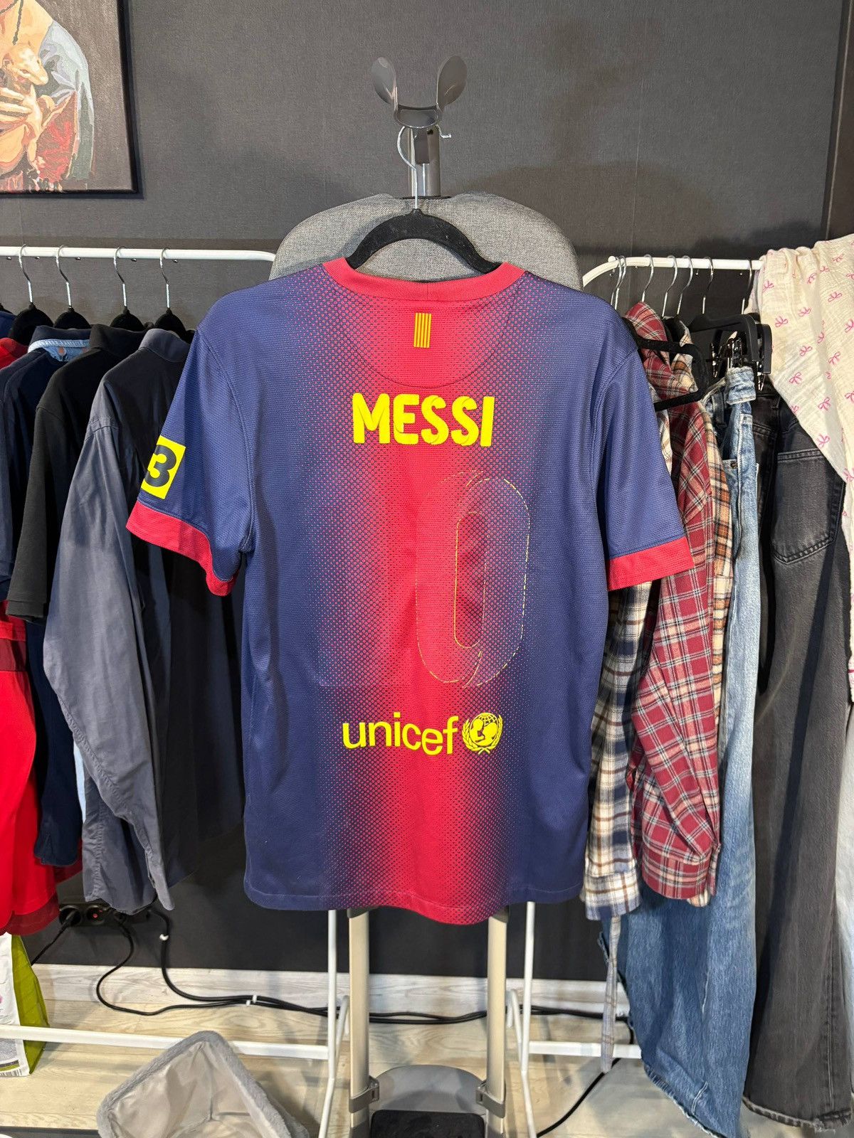 Nike 2012-13 Nike Barcelona Messi soccer jersey Size:S Size US S / EU 44-46 / 1 - 3 Thumbnail